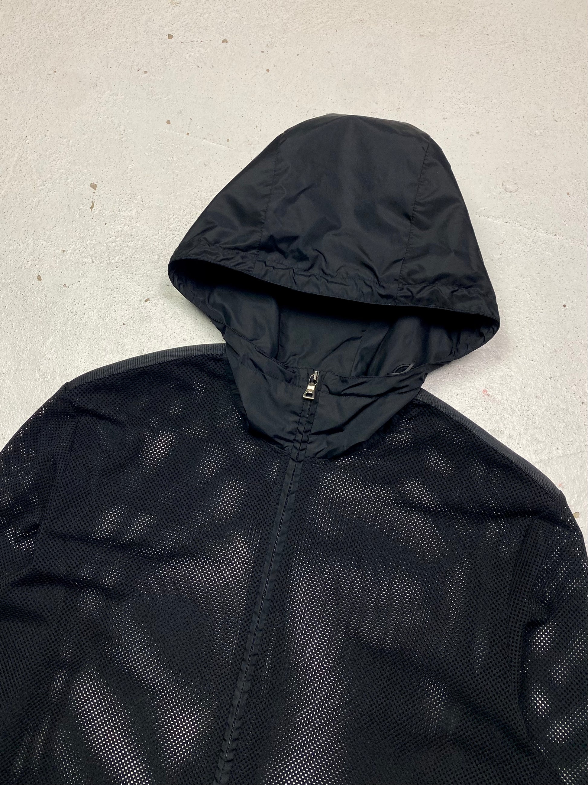 SS 00 Prada Sport Mesh Hoodie – 100PERCERTI SS 00 Prada Sport Mesh Hoodie – 100PERCERTI