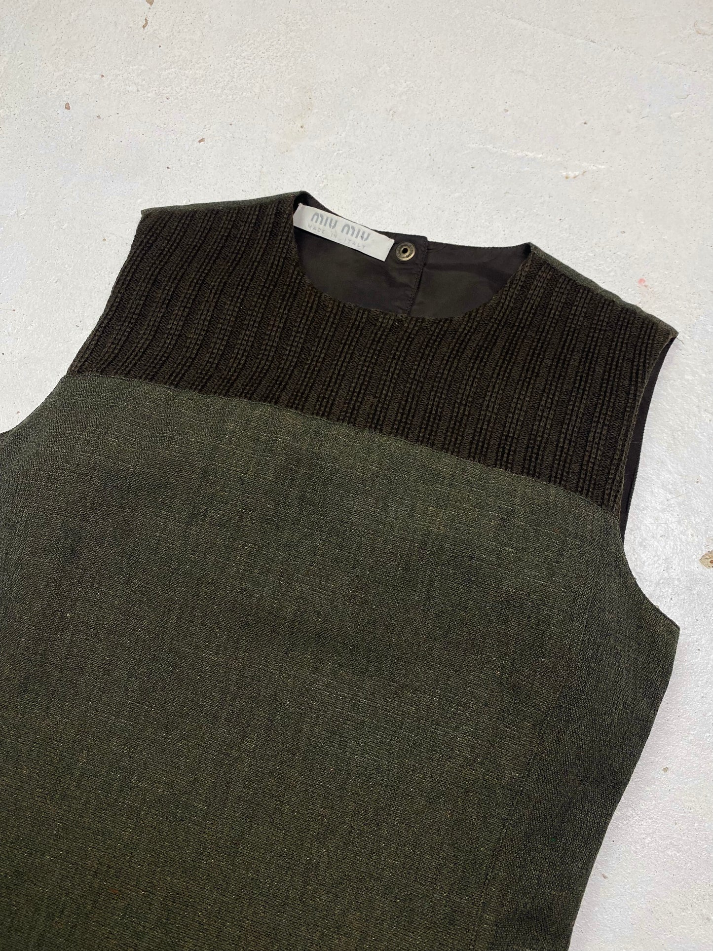 FW 99 Miu Miu Wool Vest