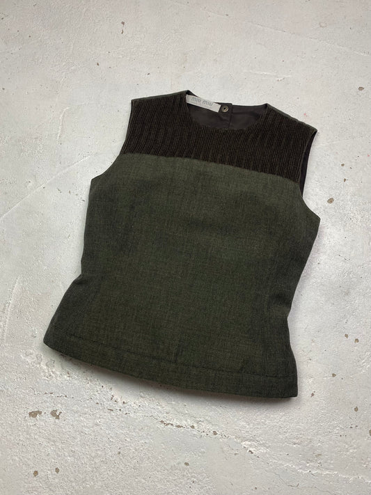 FW 99 Miu Miu Wool Vest