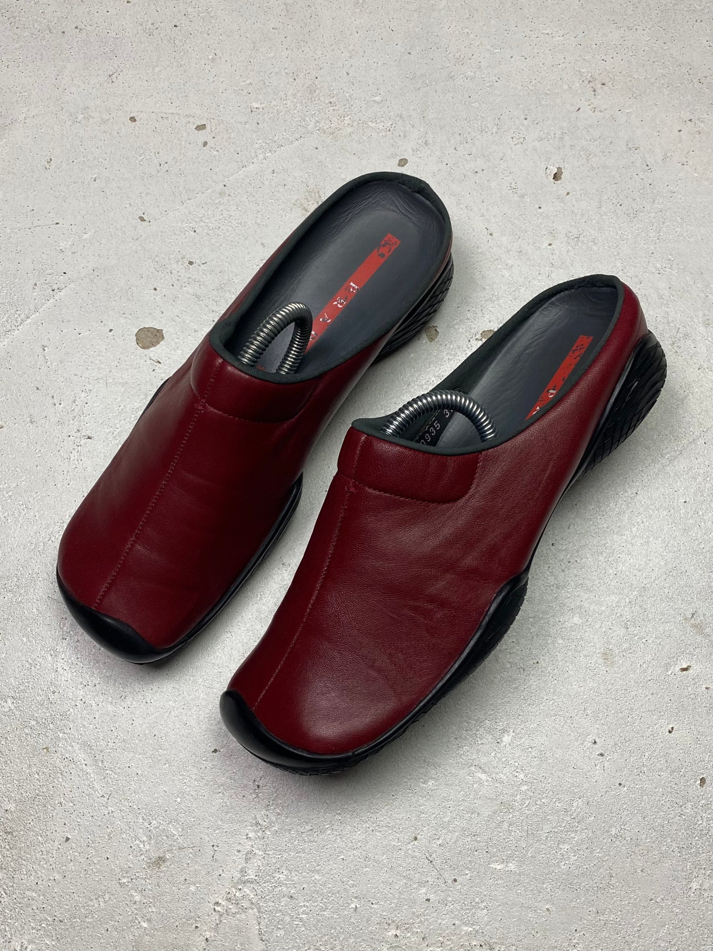 Prada Sport Leather Mules