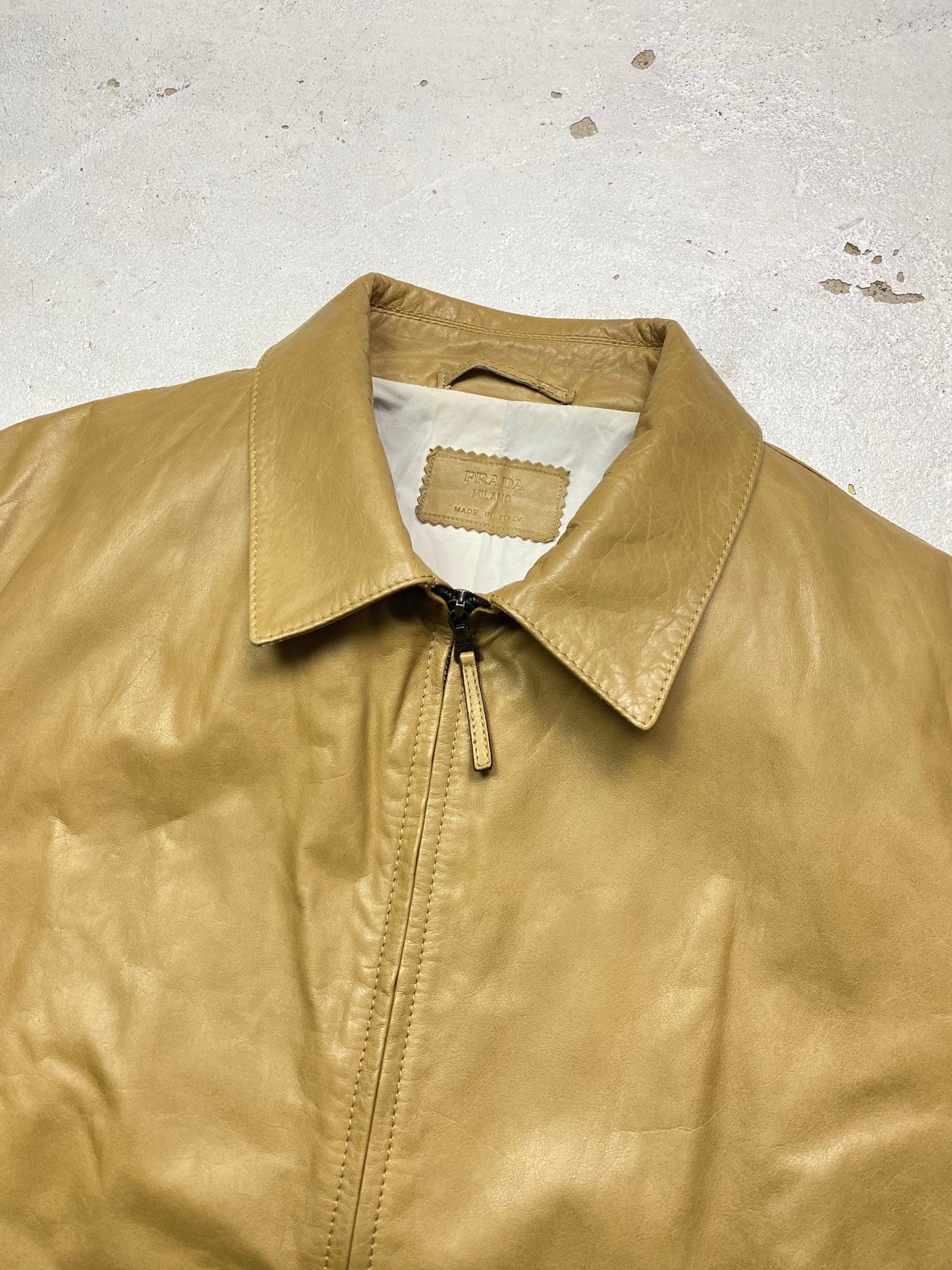 Prada Leather Coach Jacket