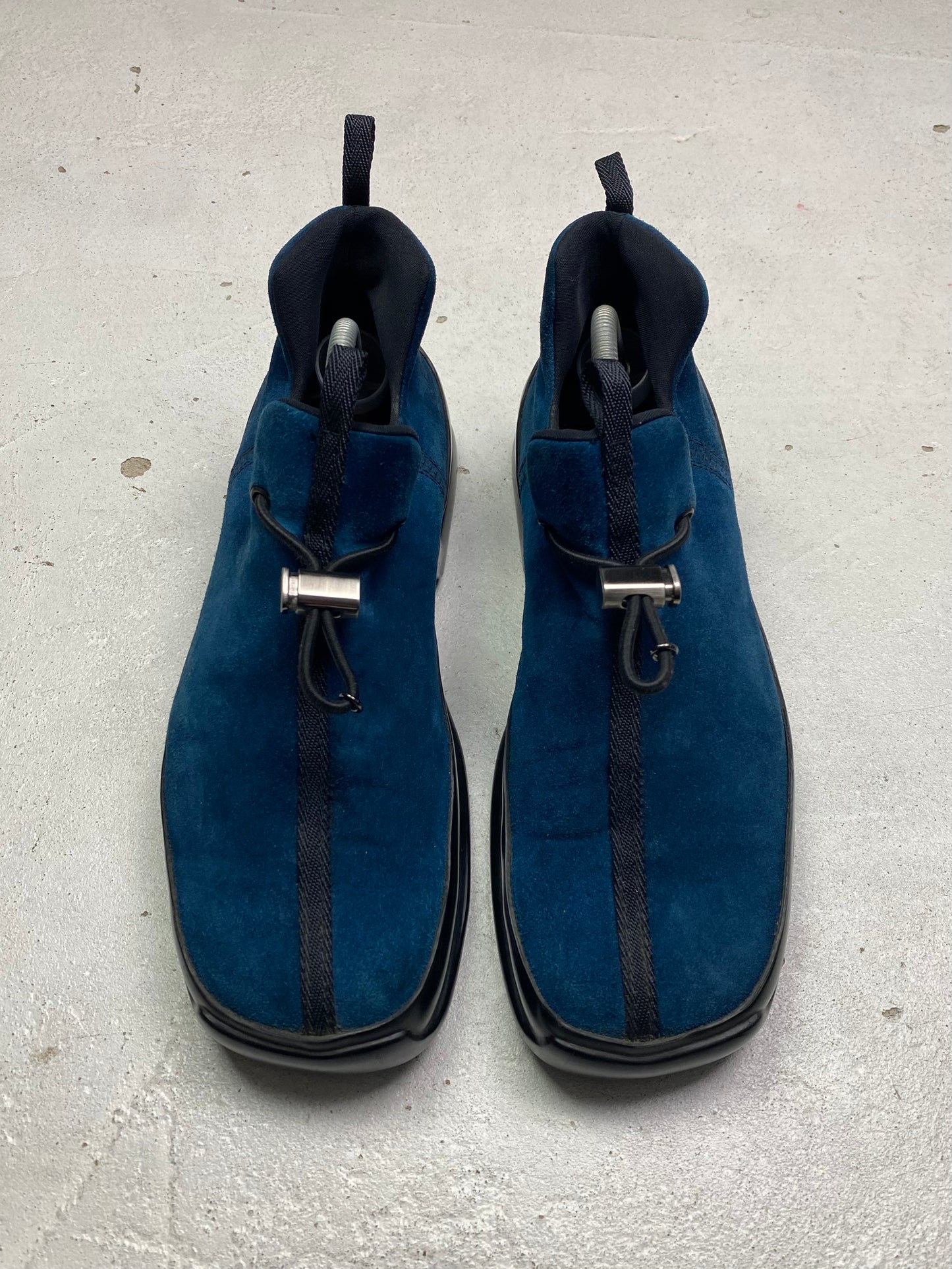 FW 99 Prada Sport Suede Low Ankle Boots