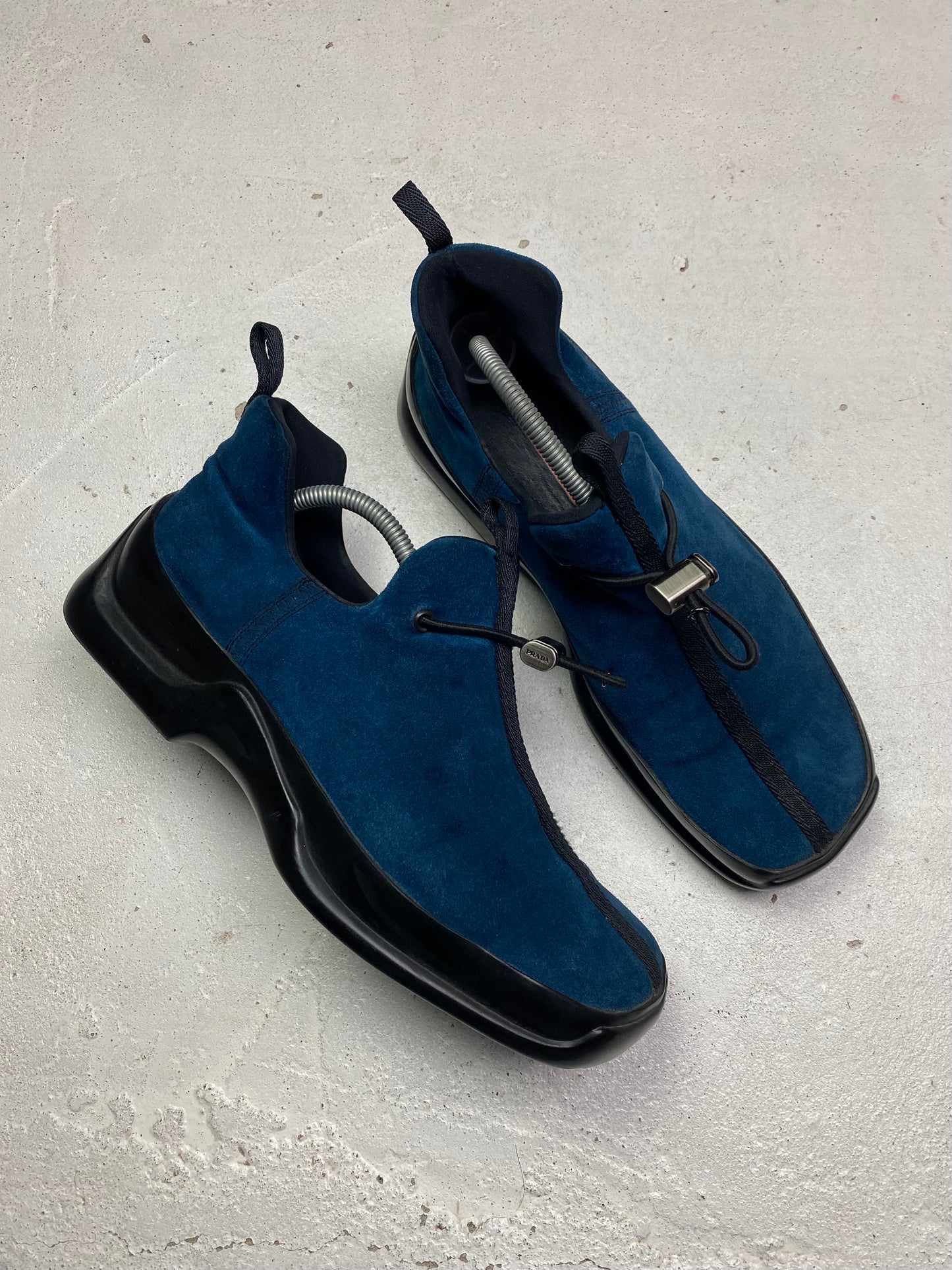 FW 99 Prada Sport Suede Low Ankle Boots