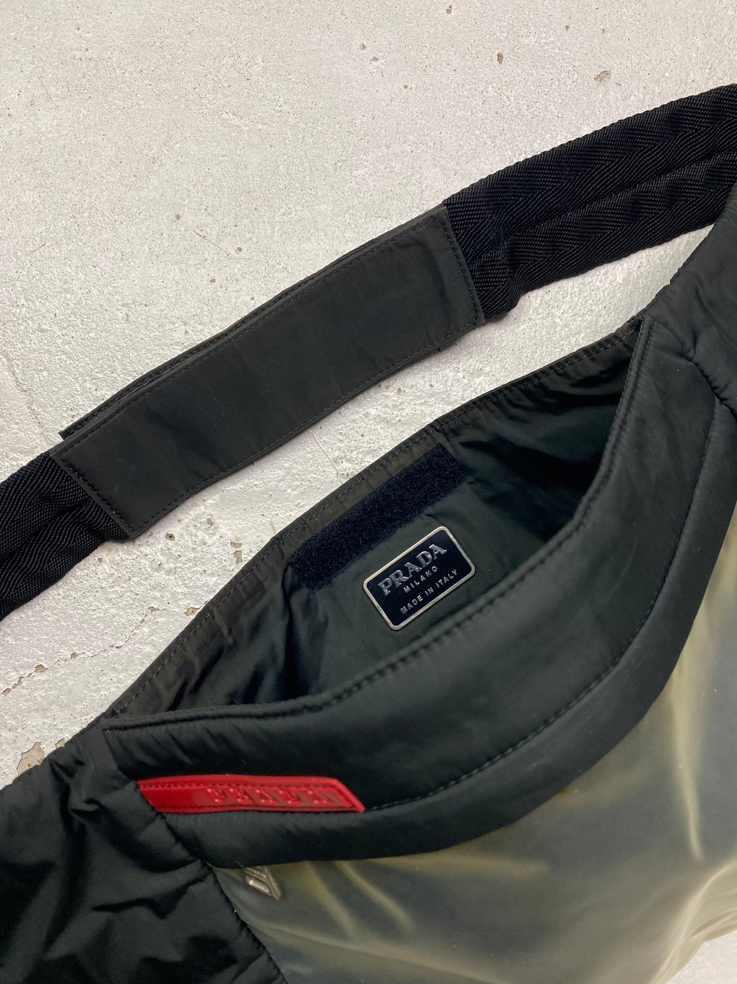 Prada waist bag sale best sale