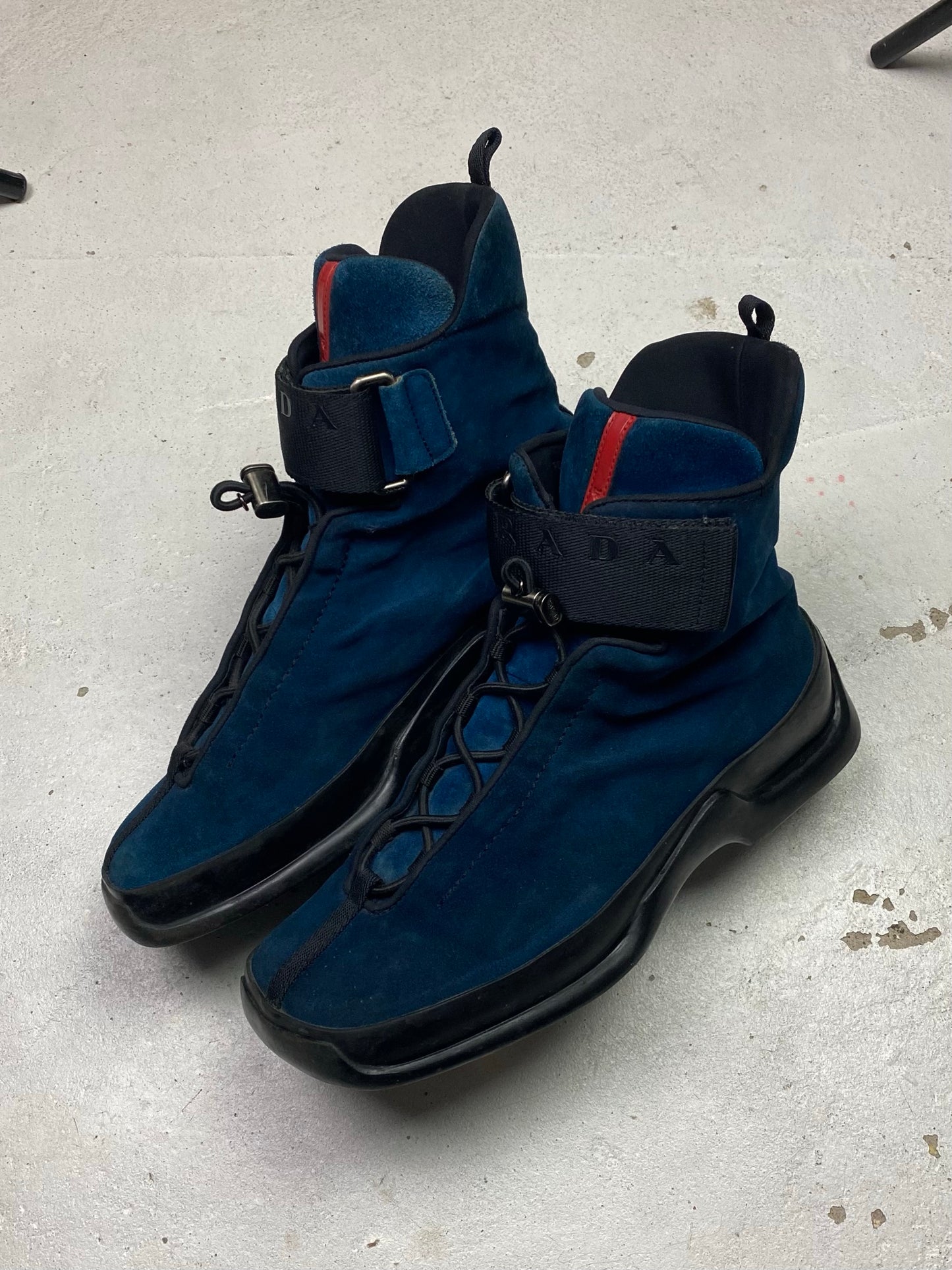 FW 99 Prada Sport Suede Boots