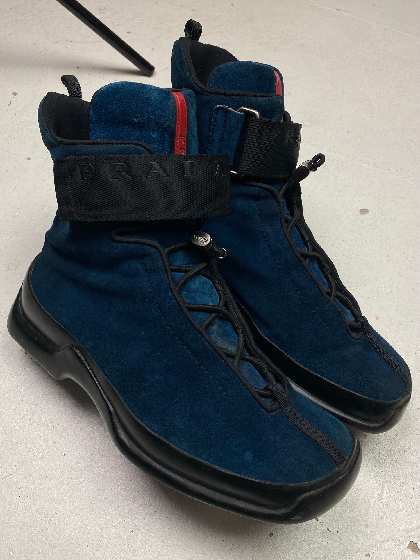 FW 99 Prada Sport Suede Boots