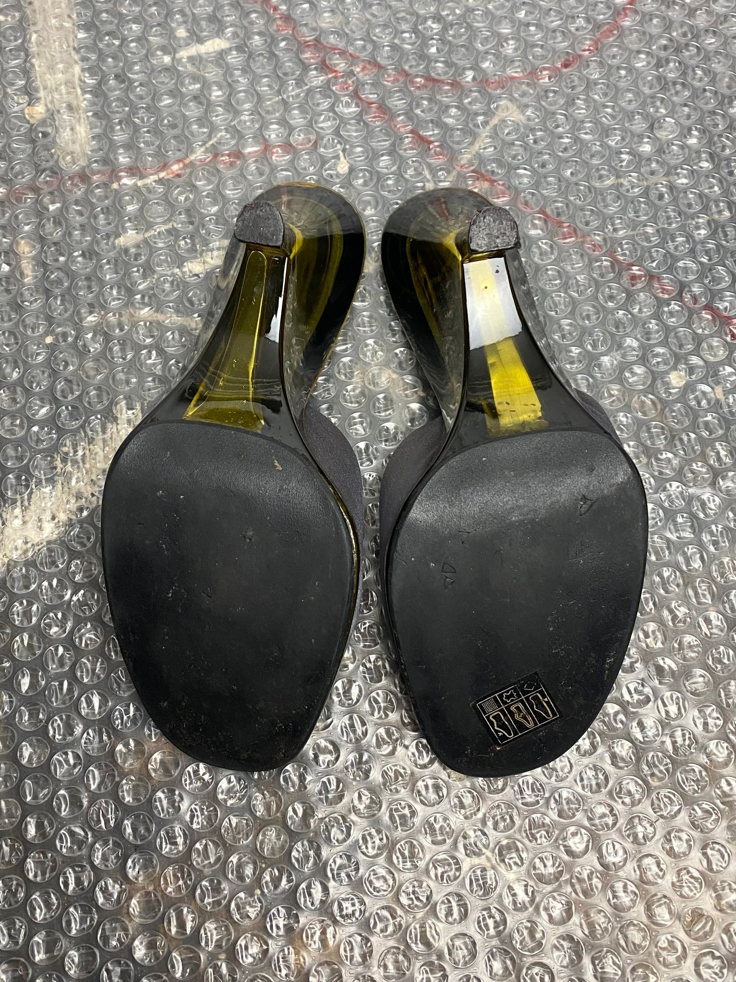 SS 98 Prada Plexiglass Heels