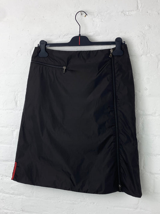 FW 99 Prada Sport Tech Zip Skirt