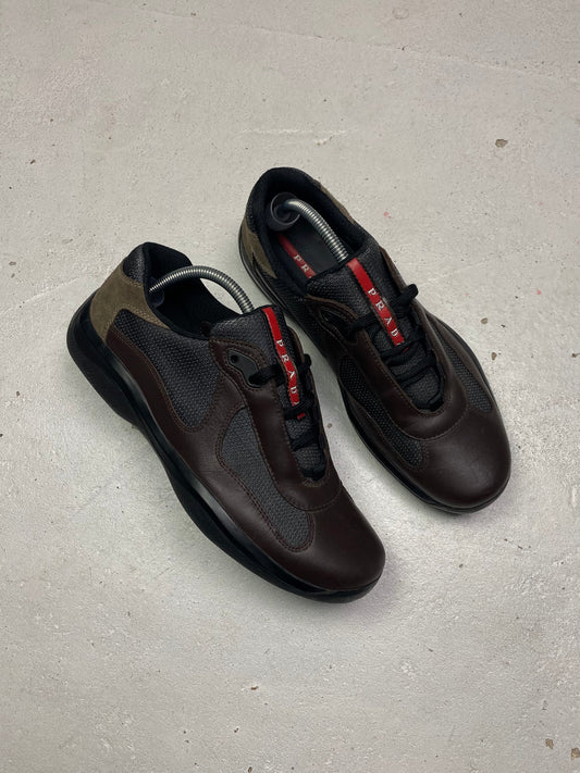 Prada Americas Cup Leather Trainers