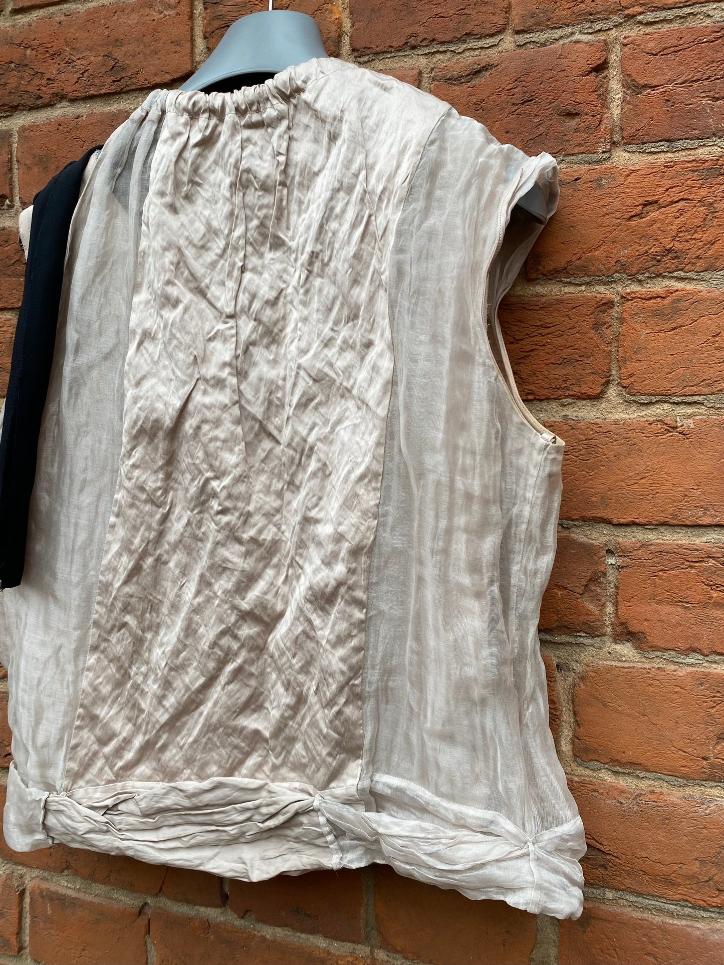 SS 09 Prada Silk Dual Layer Vest