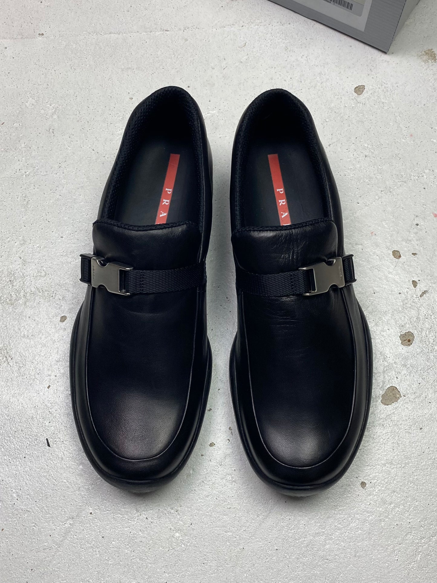 Prada Sport Leather Loafers – 100PERCERTI Prada Sport Leather Loafers – 100PERCERTI
