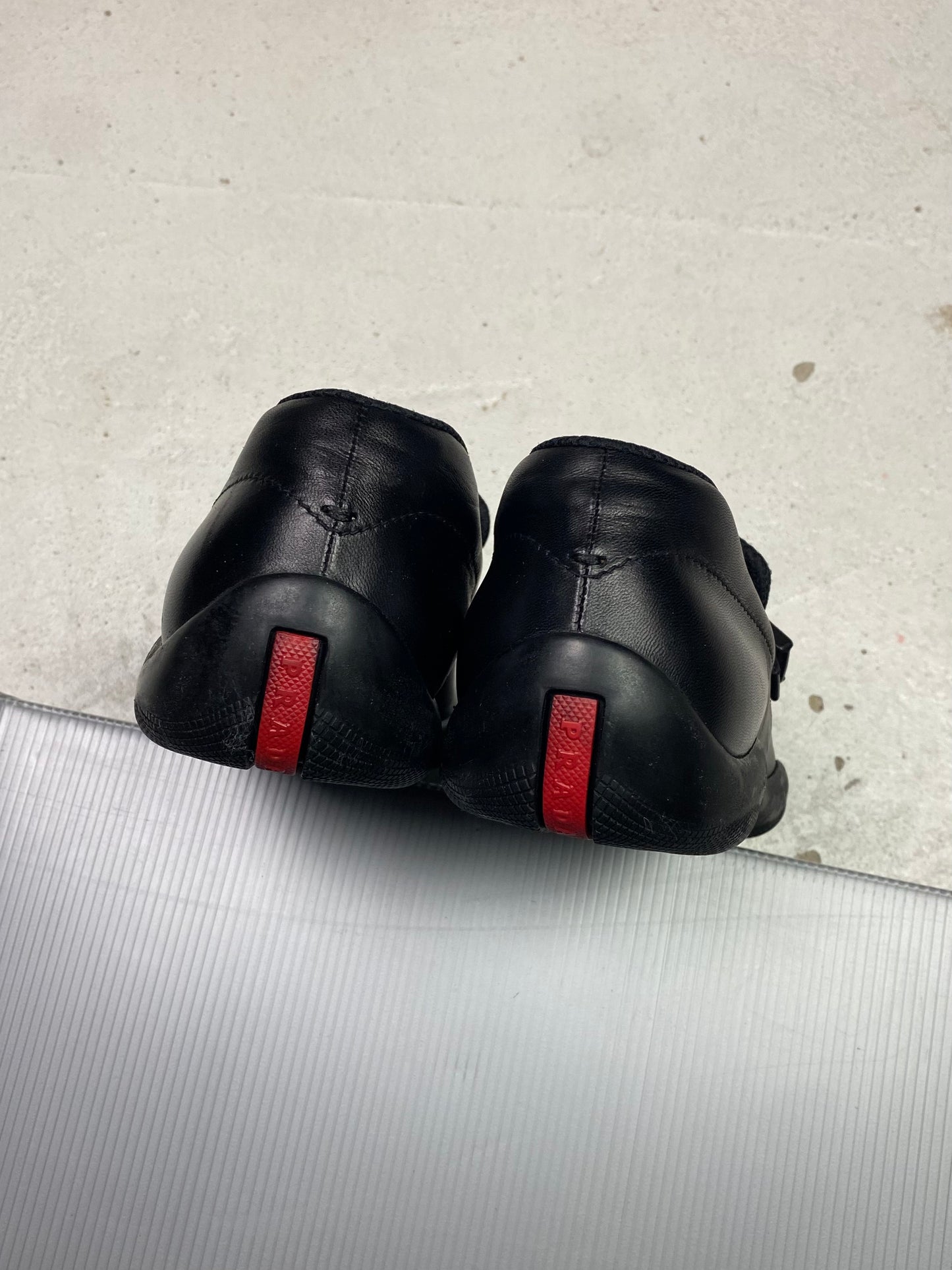 Prada Sport Leather Loafers