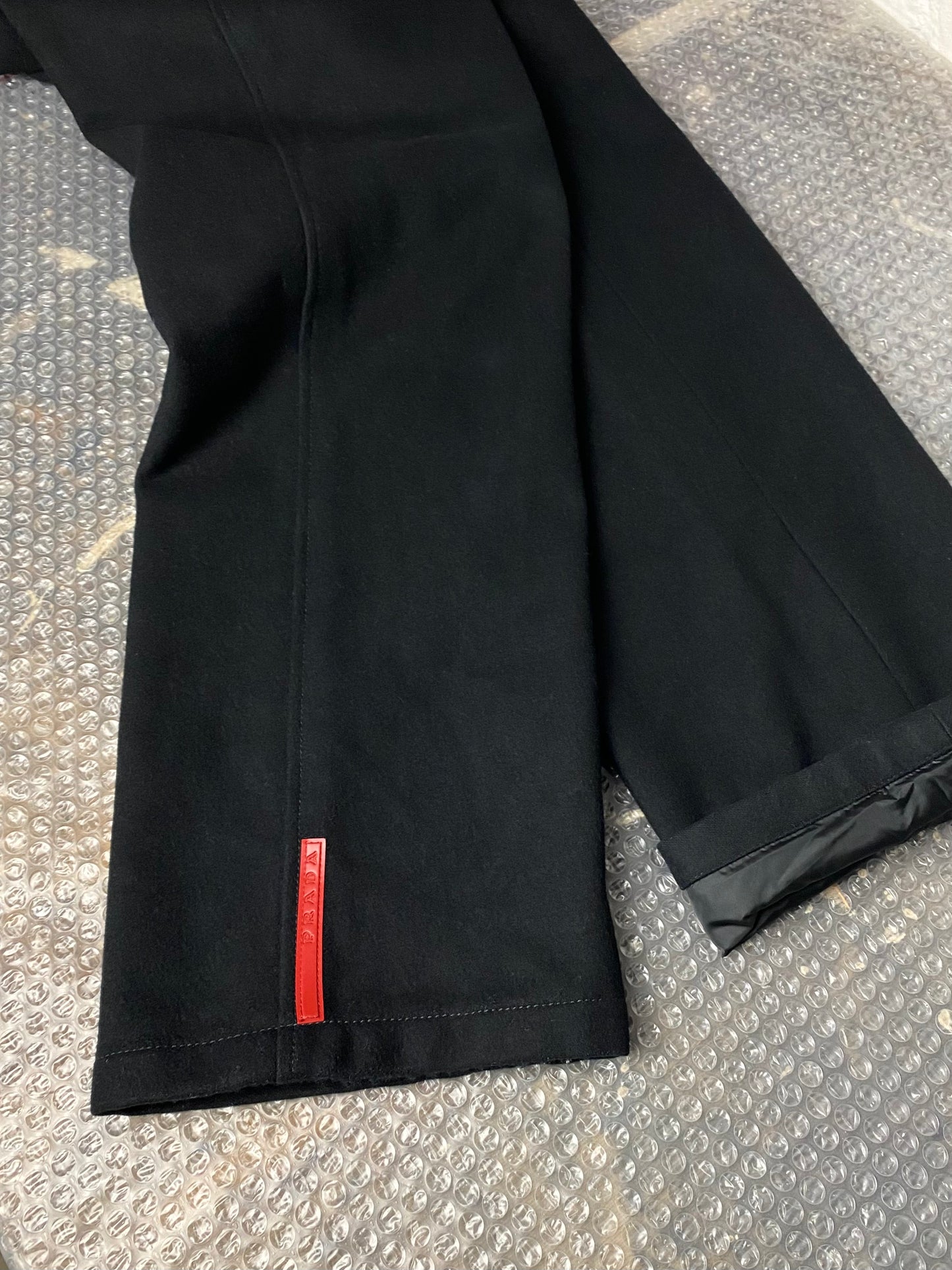 Prada Sport Lined Wool Trousers
