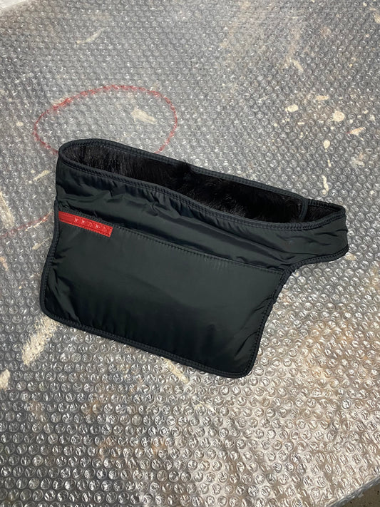 FW 99 Prada Sport Reversible Fur Waist Bag