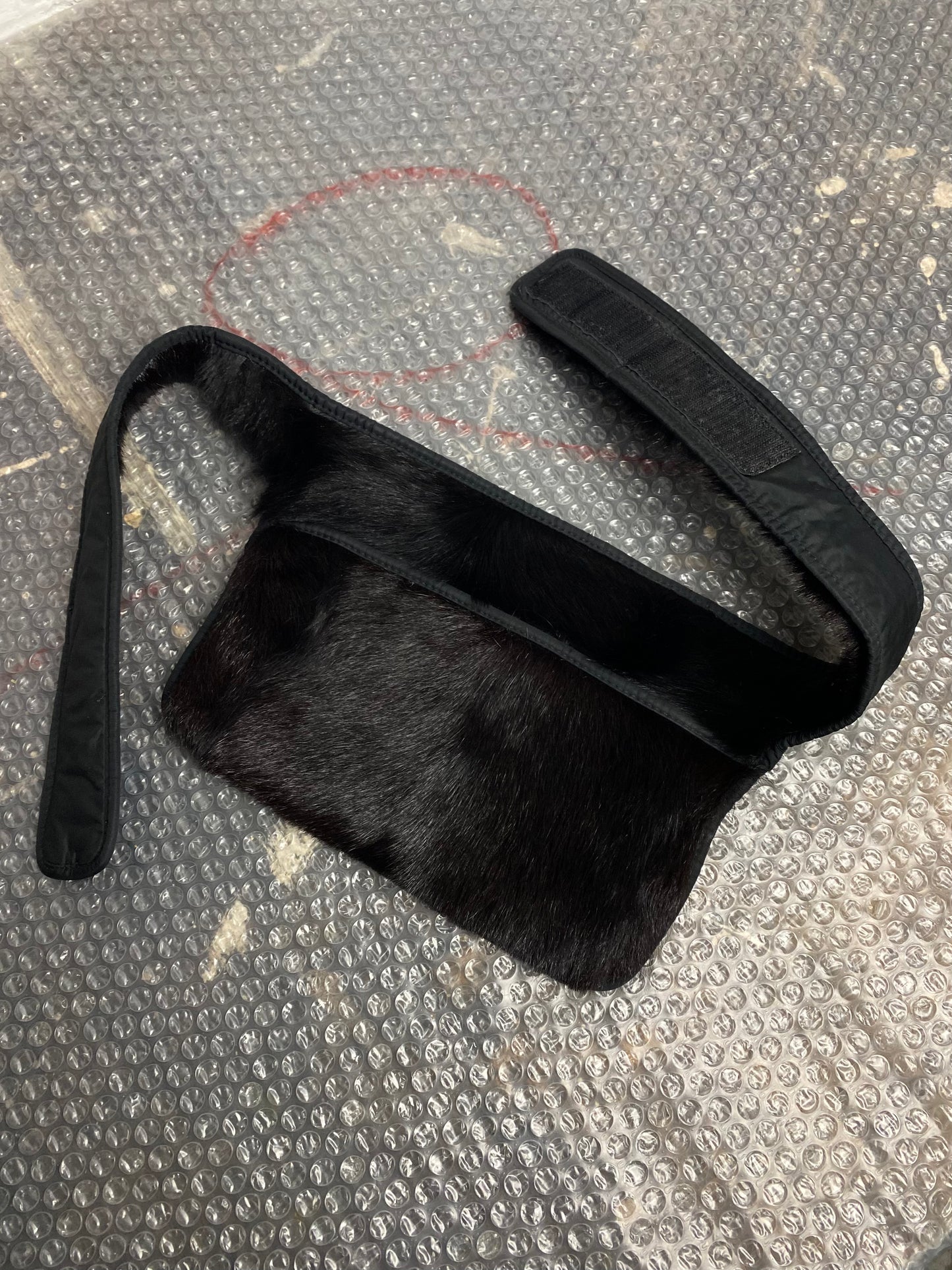 FW 99 Prada Sport Reversible Fur Waist Bag