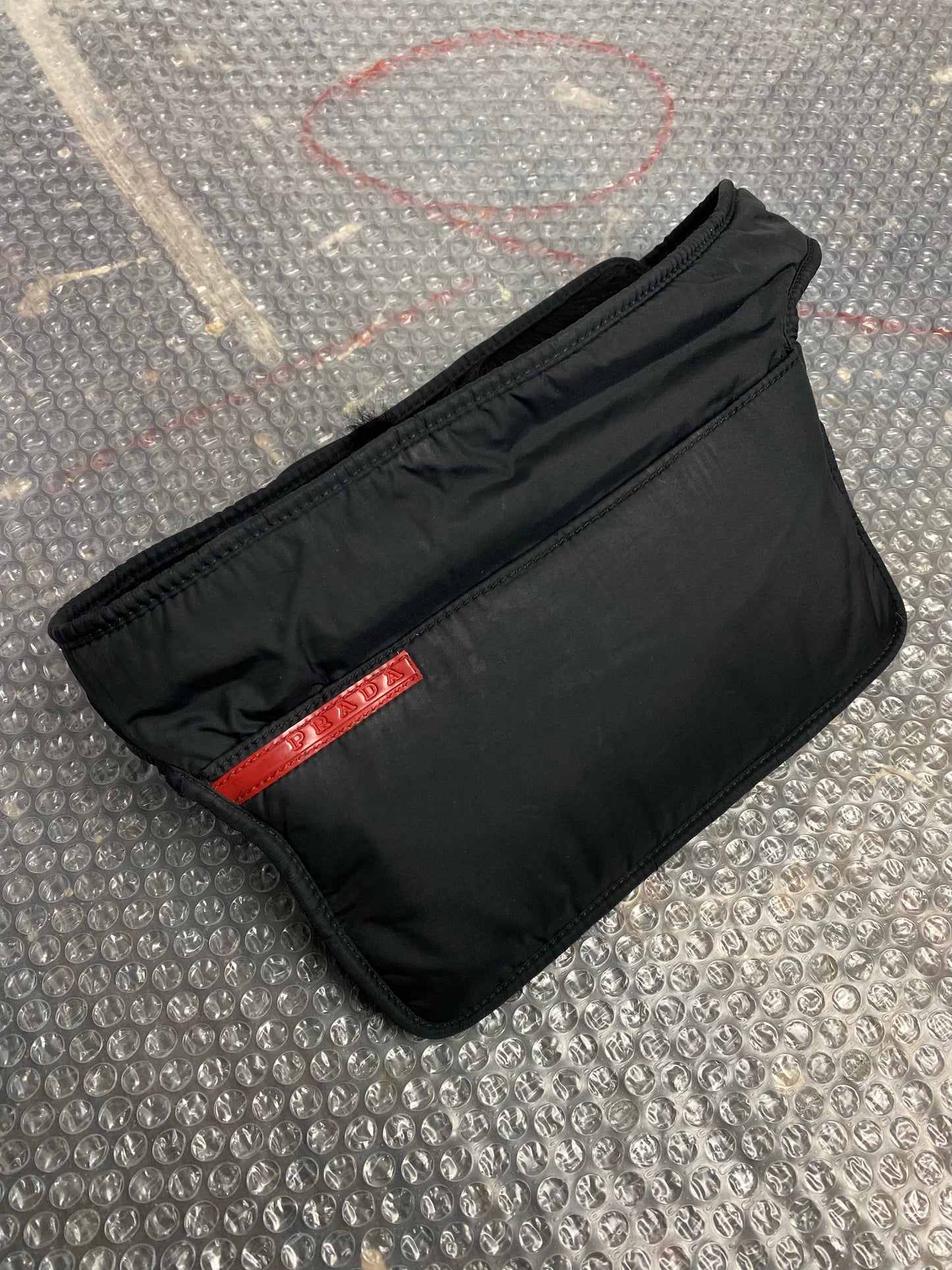 FW 99 Prada Sport Reversible Fur Waist Bag