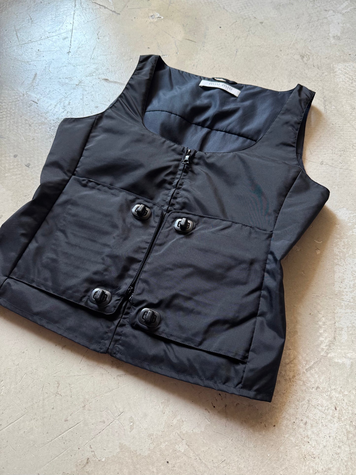 FW 99 Miu Miu Utility Vest