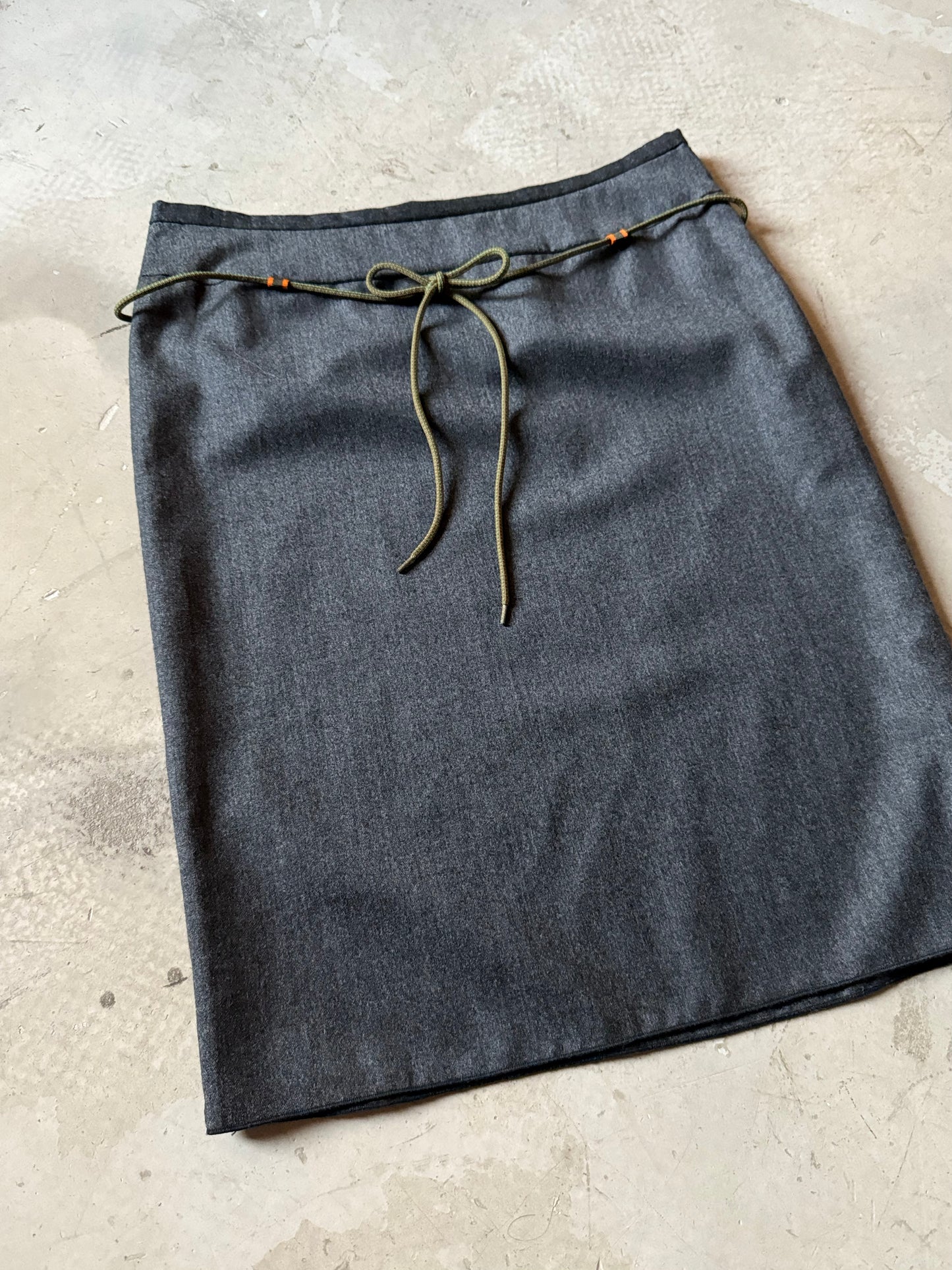 FW 99 Miu Miu Wool Skirt