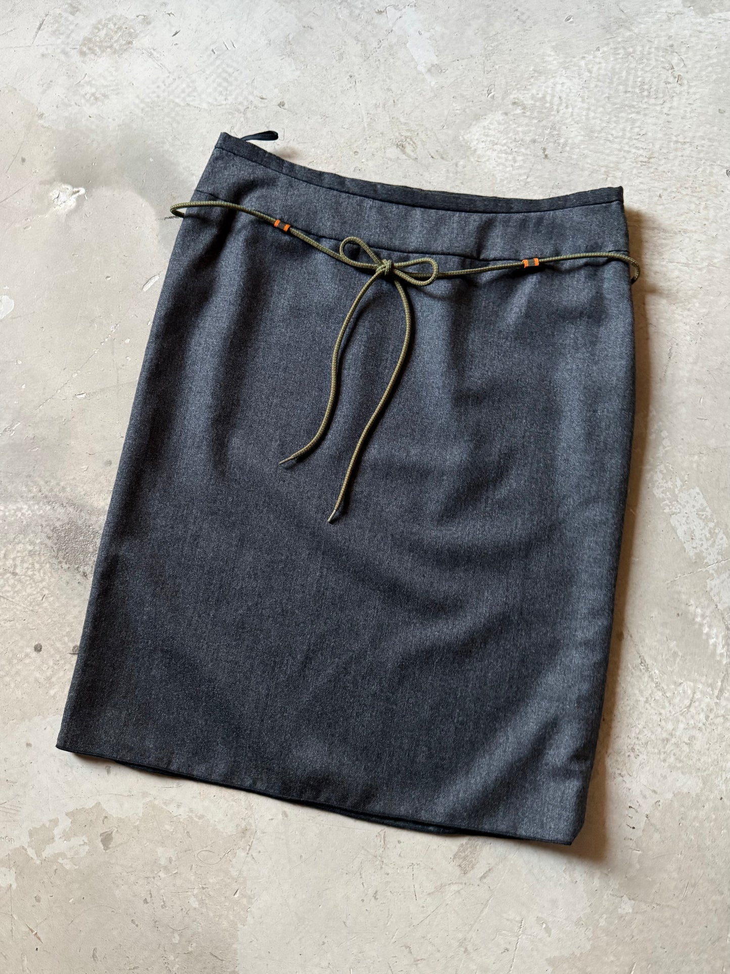 FW 99 Miu Miu Wool Skirt