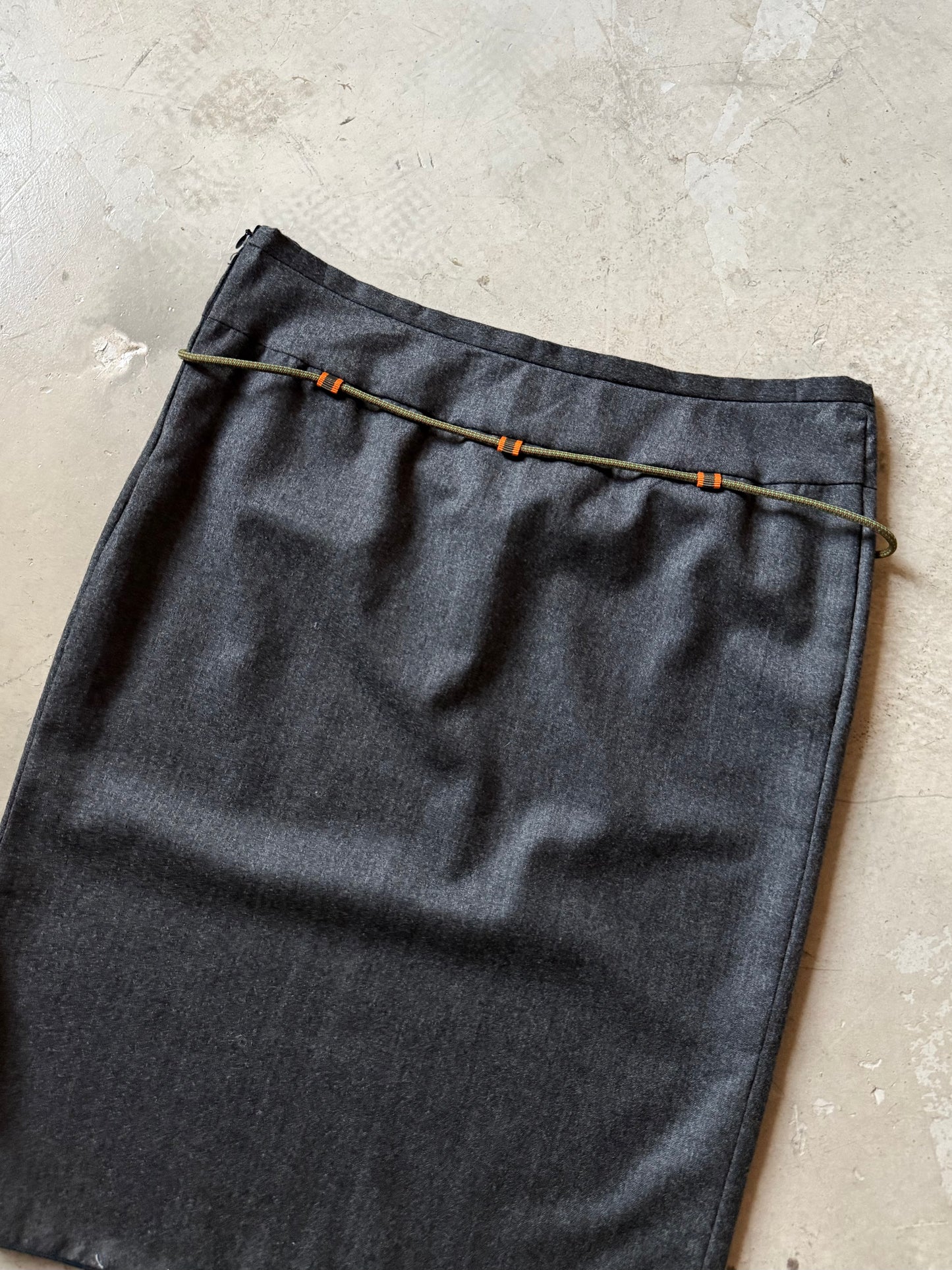 FW 99 Miu Miu Wool Skirt