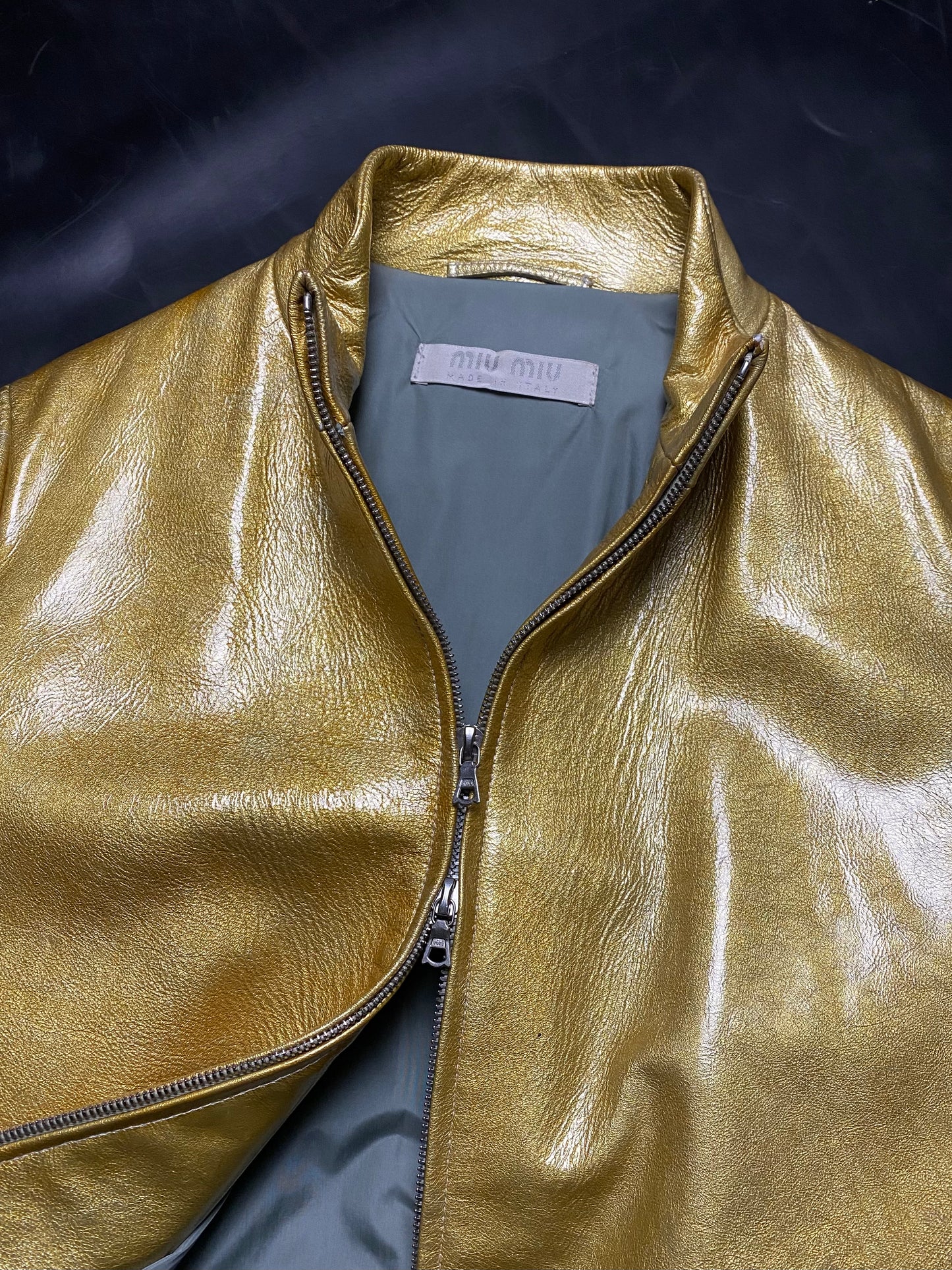 Miu Miu Leather Jacket