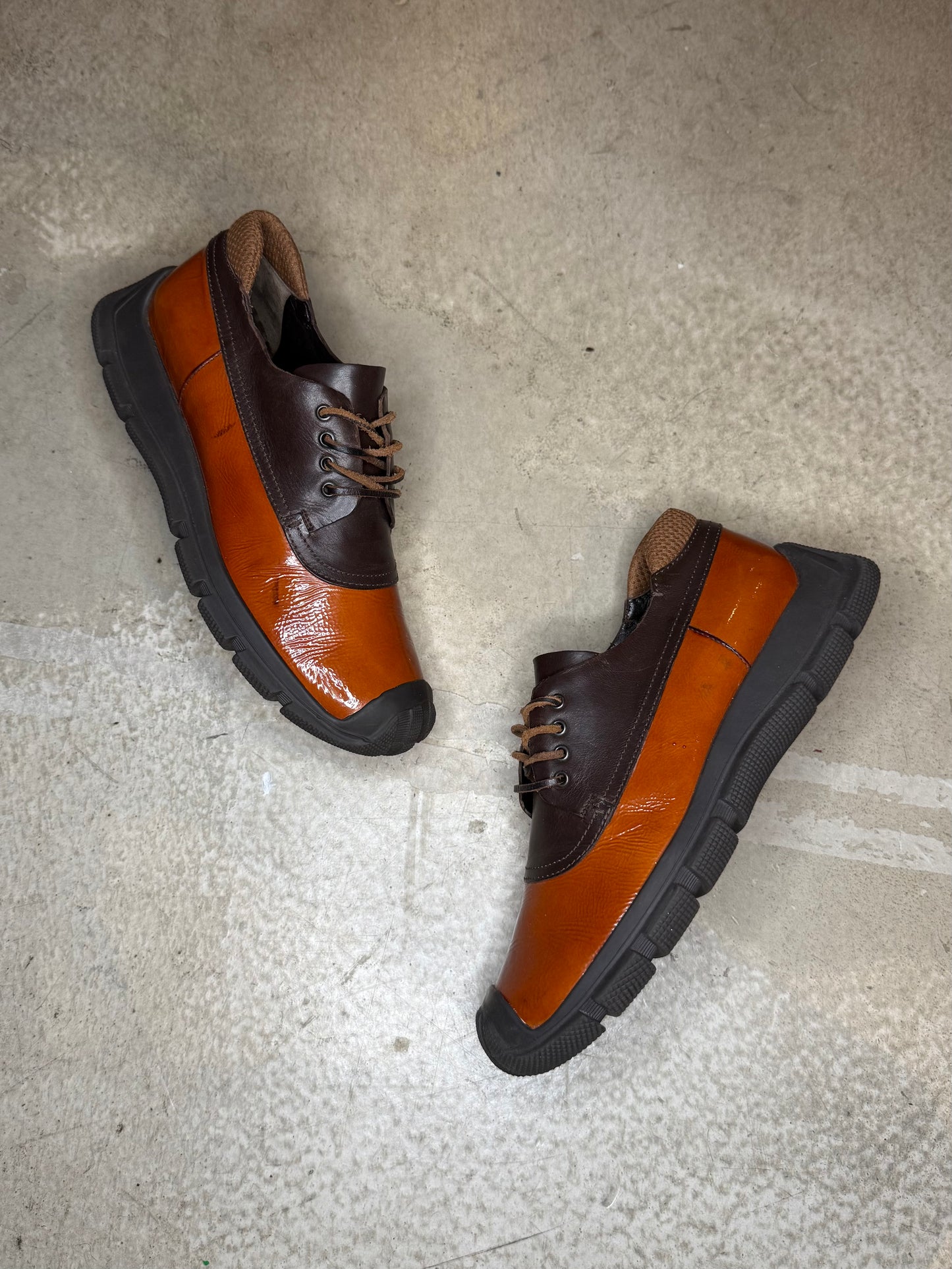 FW 99 Miu Miu Leather Trainers