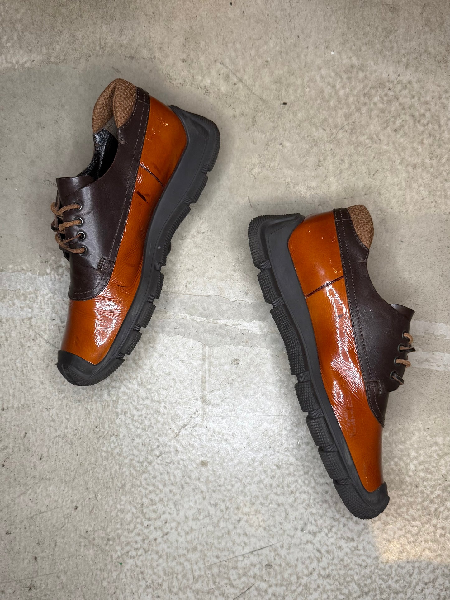 FW 99 Miu Miu Leather Trainers