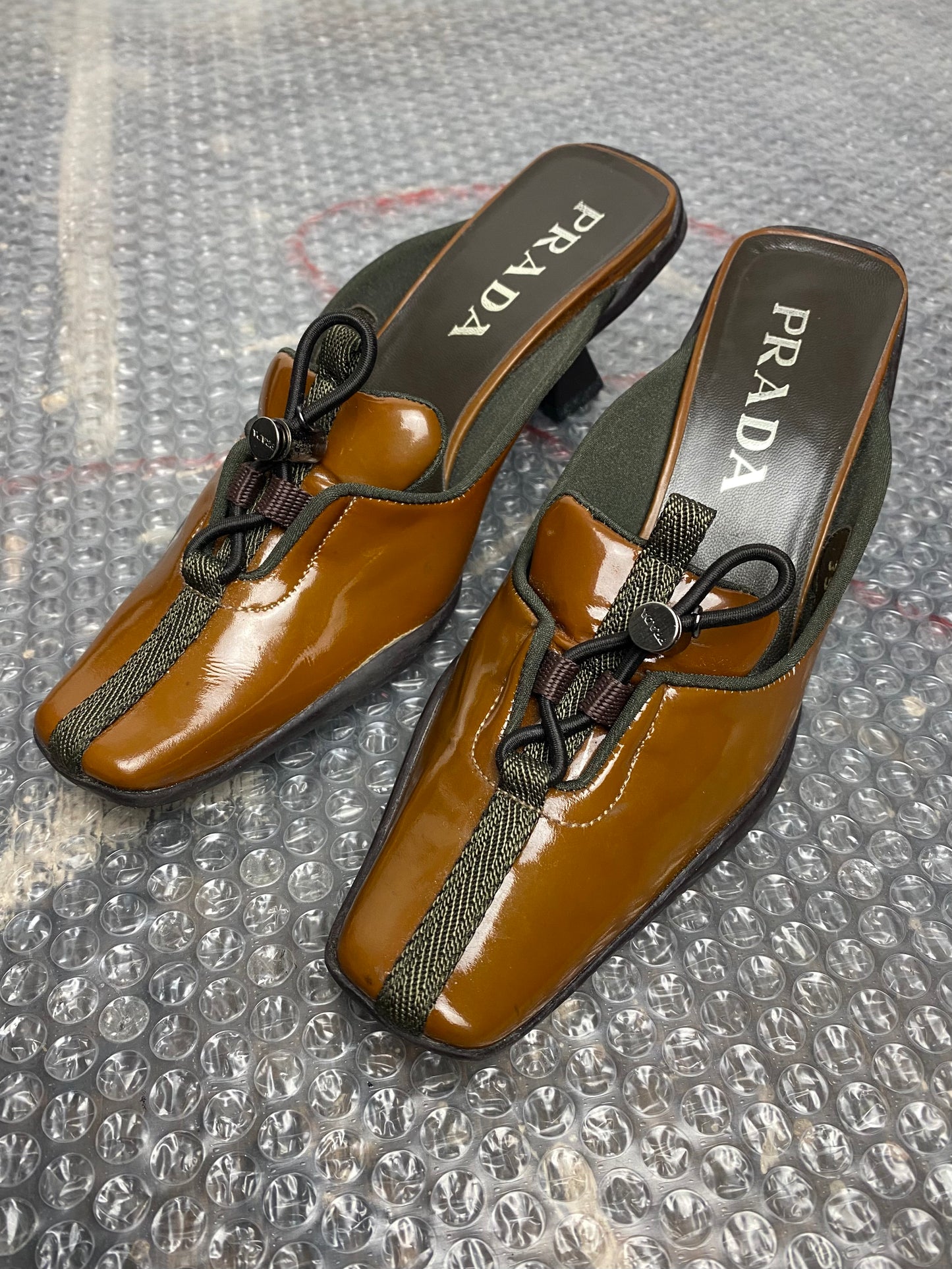 FW 99 Prada Patent Heels