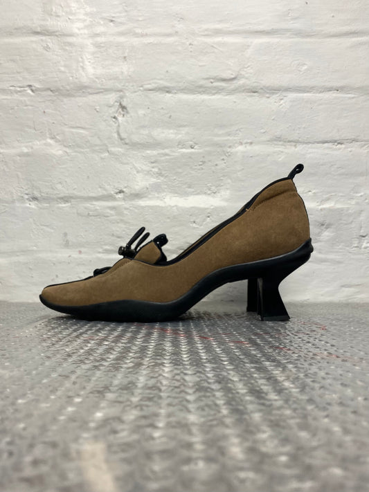 FW 99 Prada Suede Heels