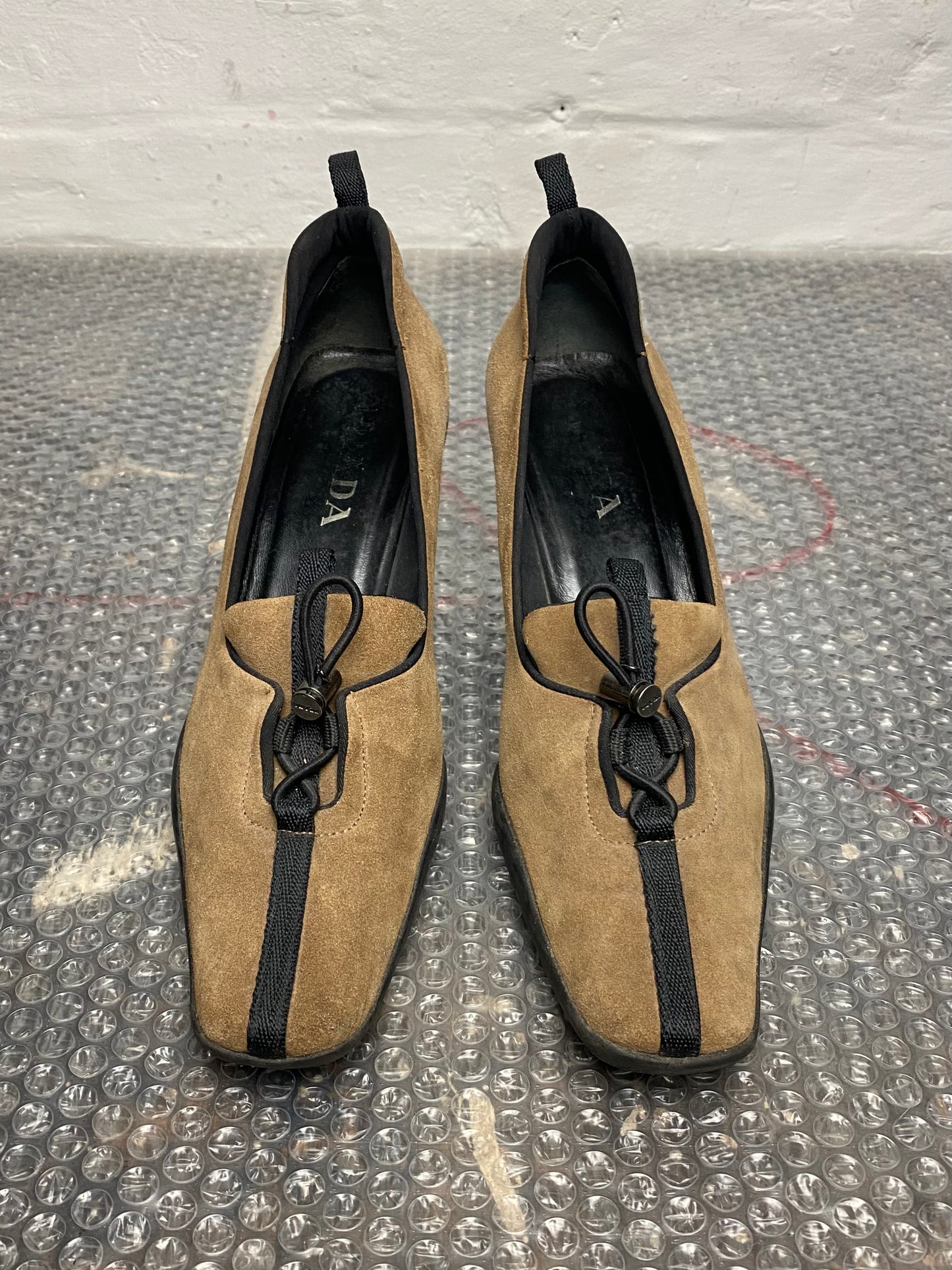 FW 99 Prada Suede Heels