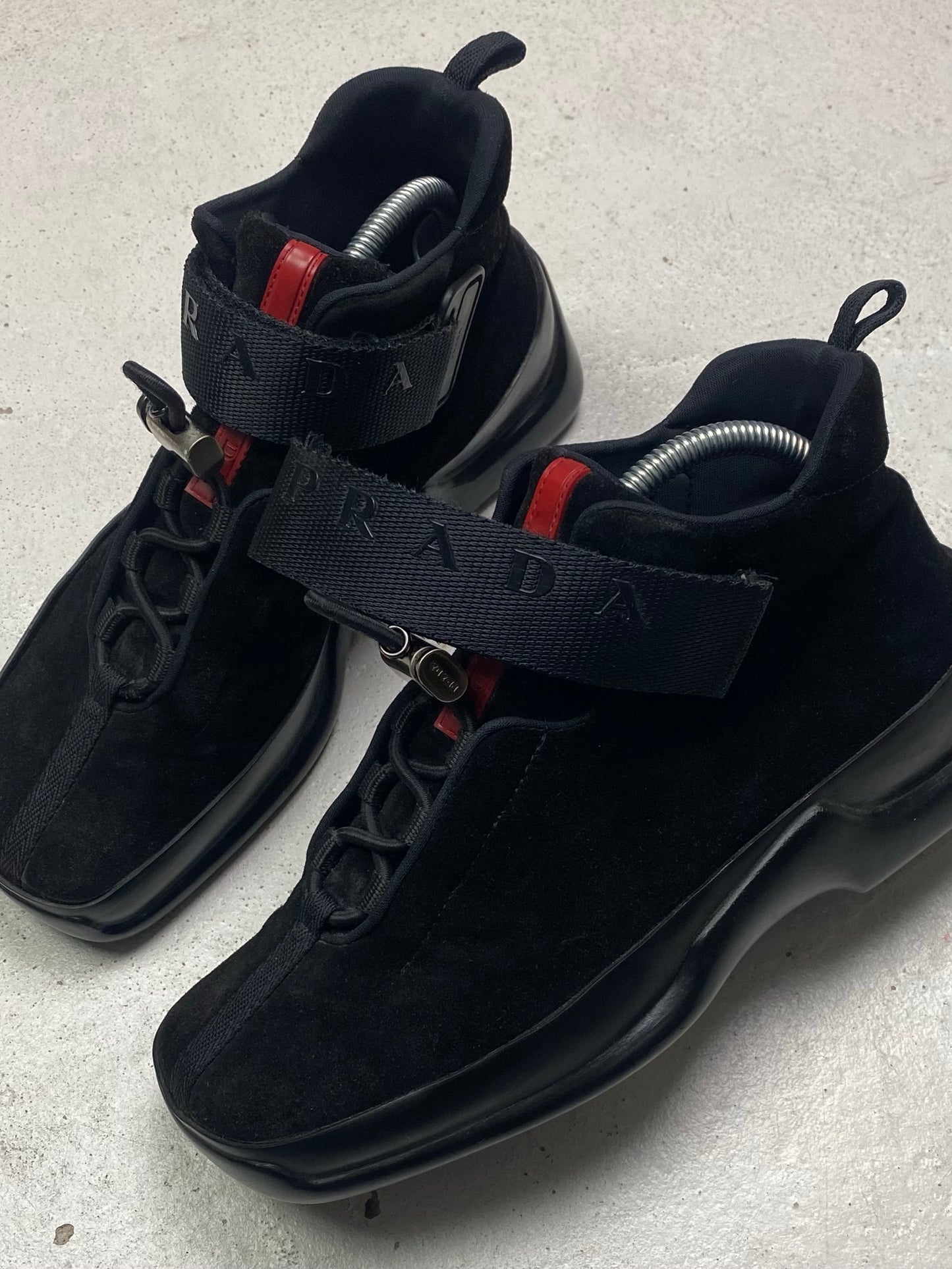 FW 99 Prada Sport Suede Boots