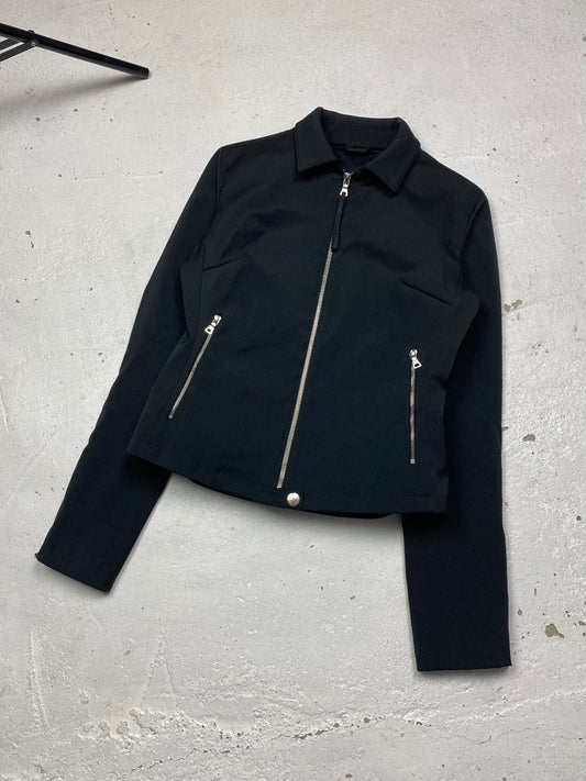 FW 99 Prada Leather Patched Jacket