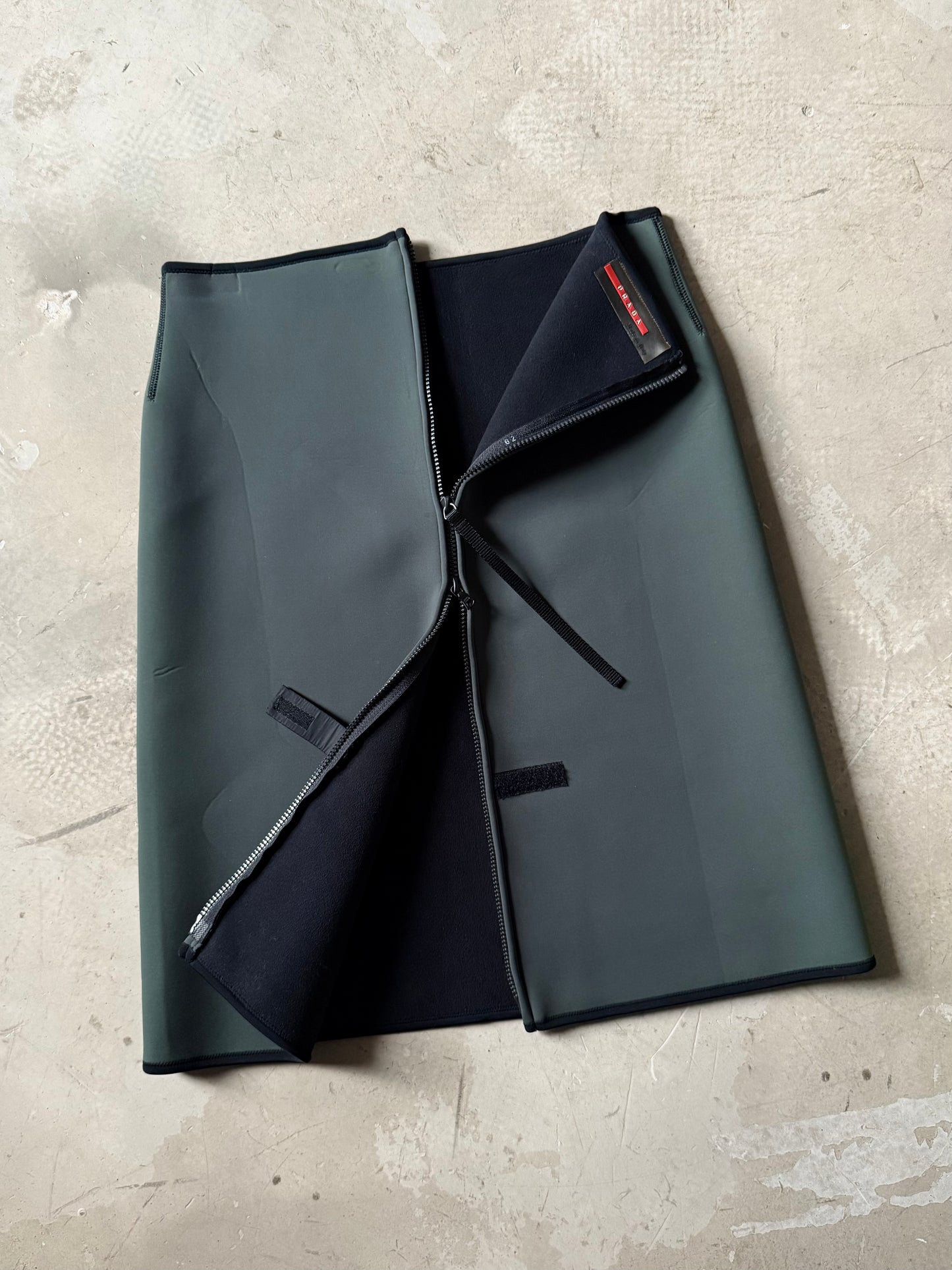 FW 99 Prada Sport Neoprene Skirt