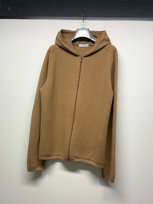 FW 99 Prada Camel Wool Hoodie