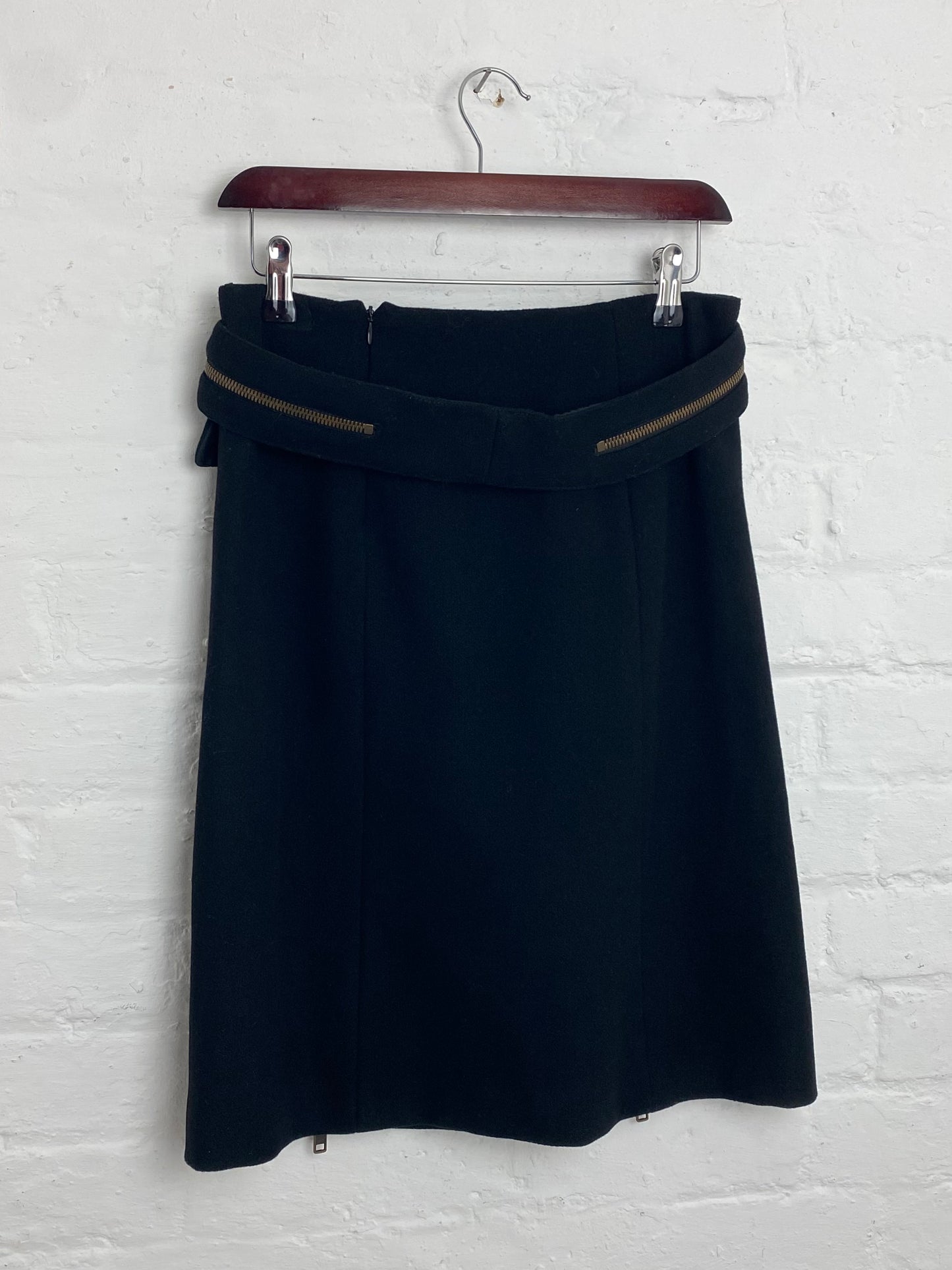 FW 99 Miu Miu Modular Wool Skirt