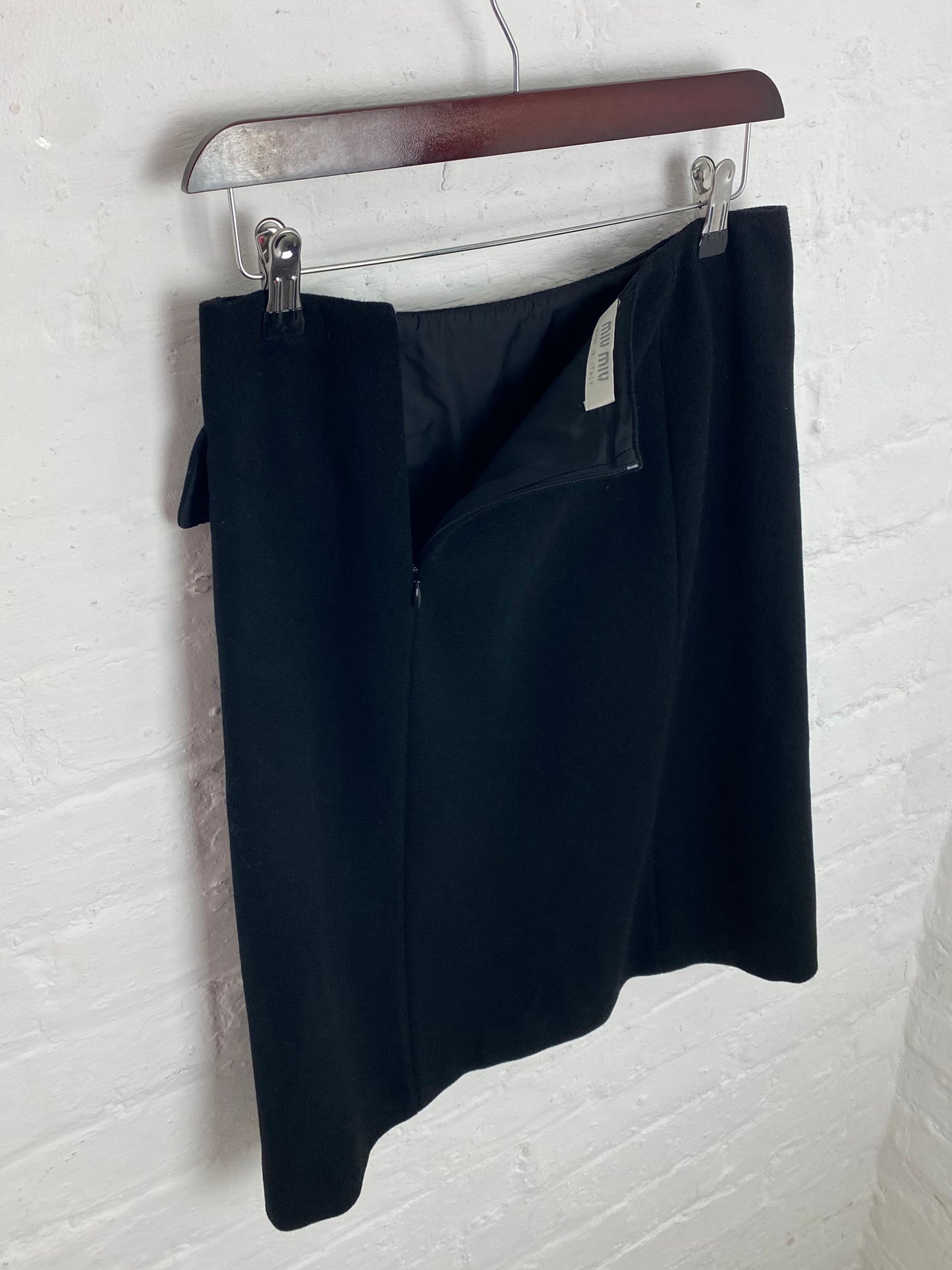 FW 99 Miu Miu Modular Wool Skirt