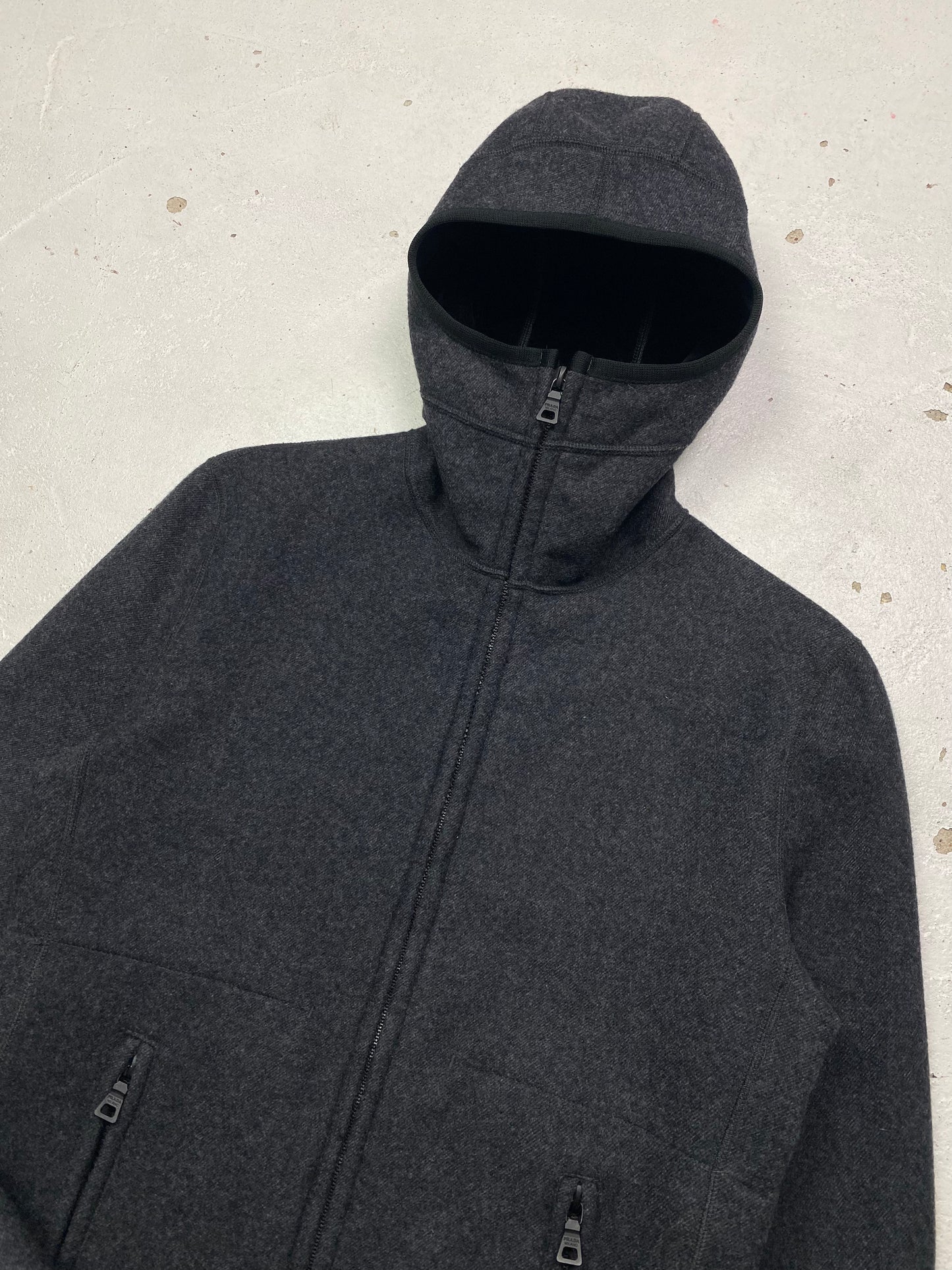 Prada Sport Wool Balaclava Jacket