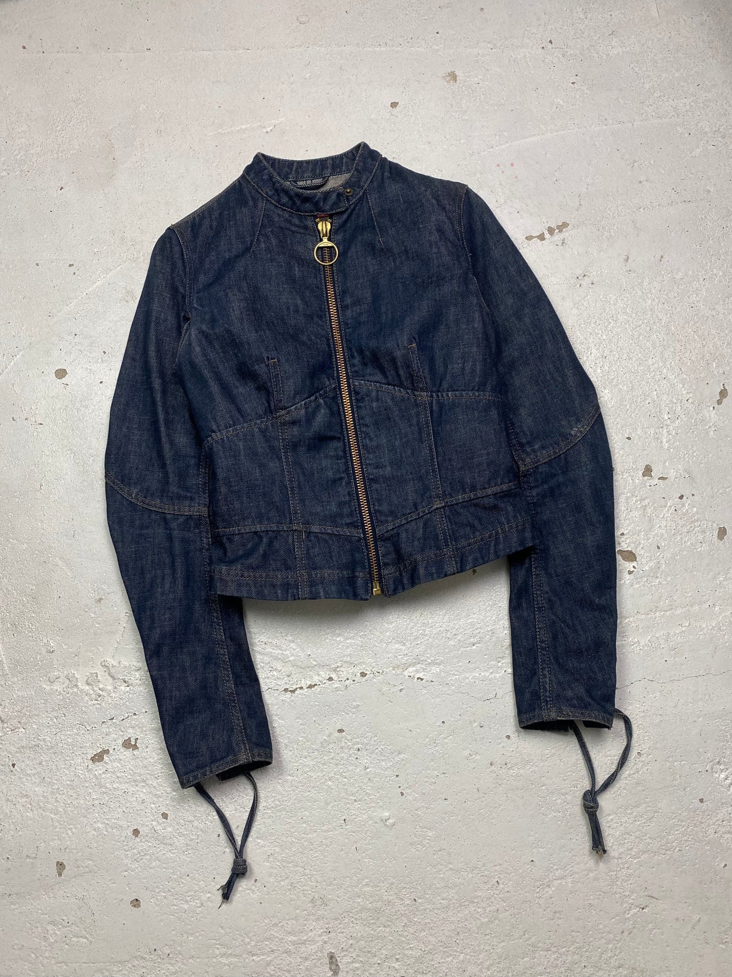 Prada Sport Corsetted Denim Jacket