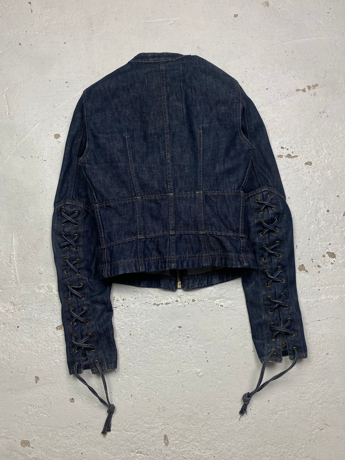 Prada Sport Corsetted Denim Jacket