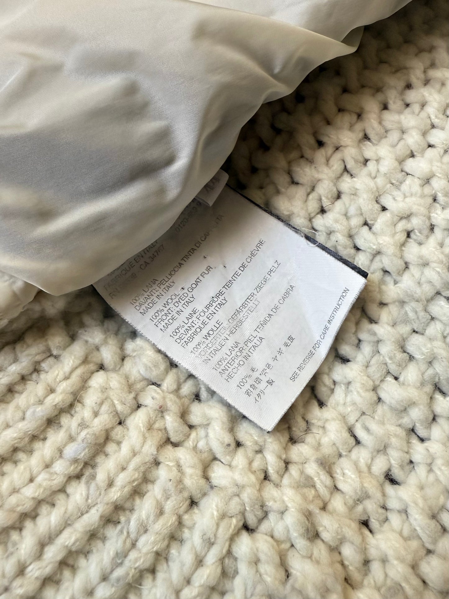 Prada Sport Knitted Fur Tracktop