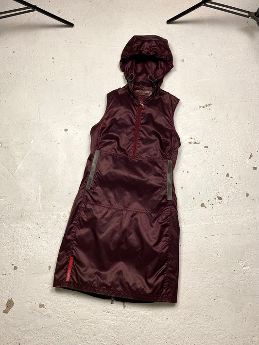 SS 99 Prada Sport Hooded Dress