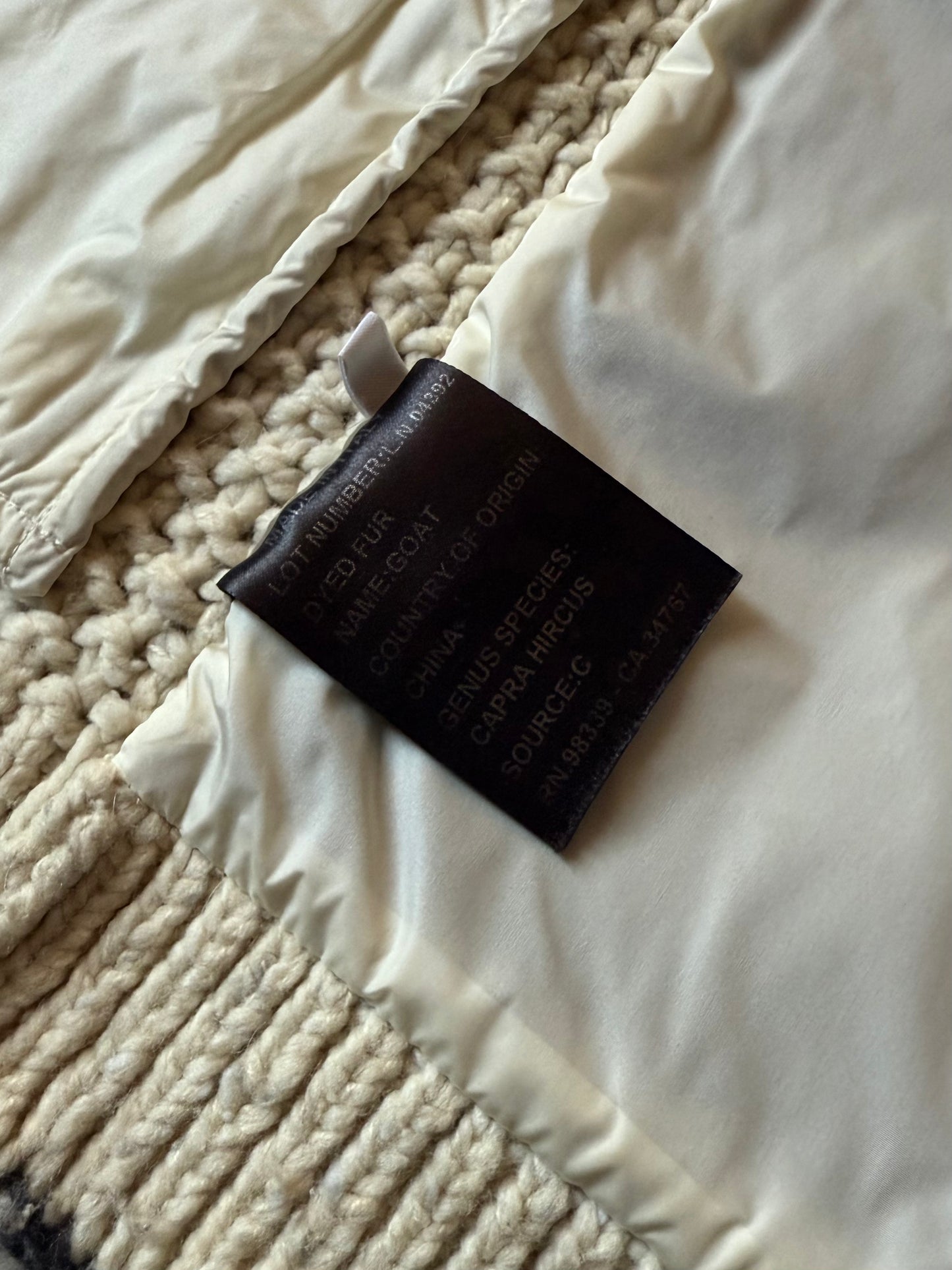 Prada Sport Knitted Fur Vest