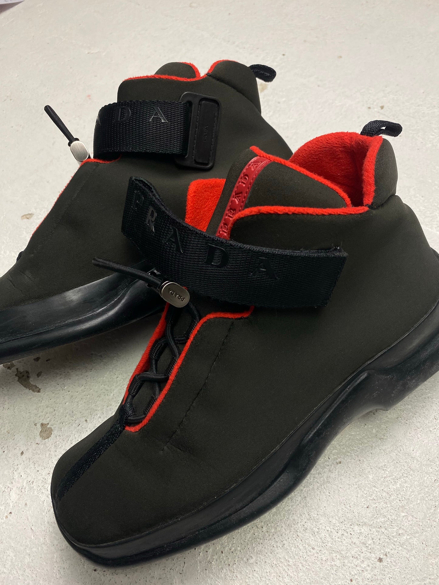 FW 99 Prada Sport Neoprene Boots