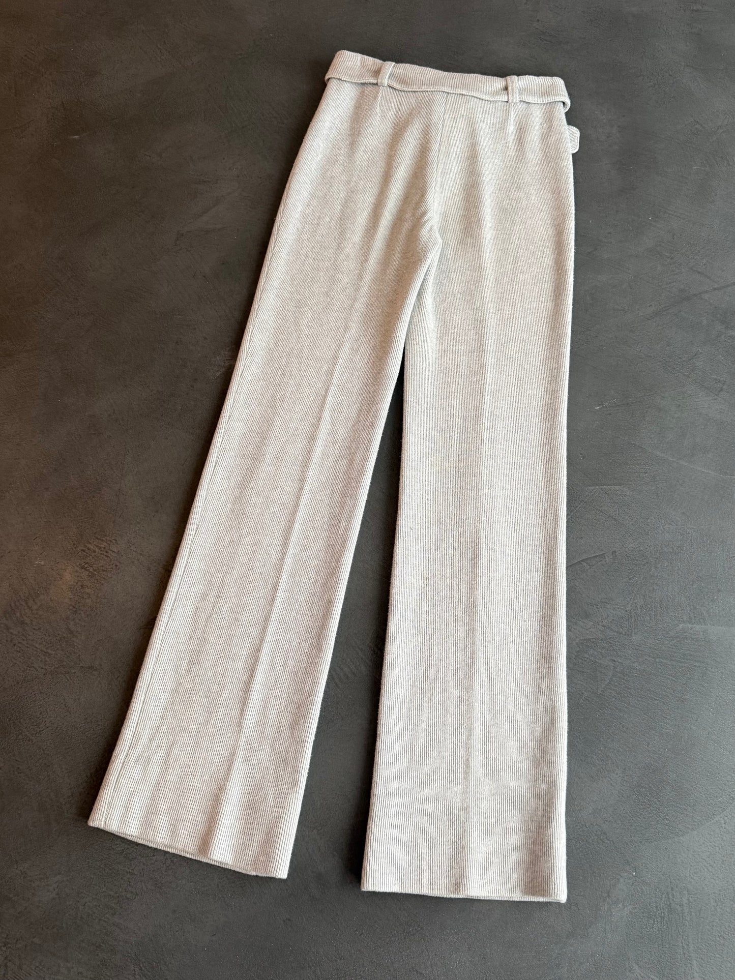 SS 97 Miu Miu Belted Jersey Trousers