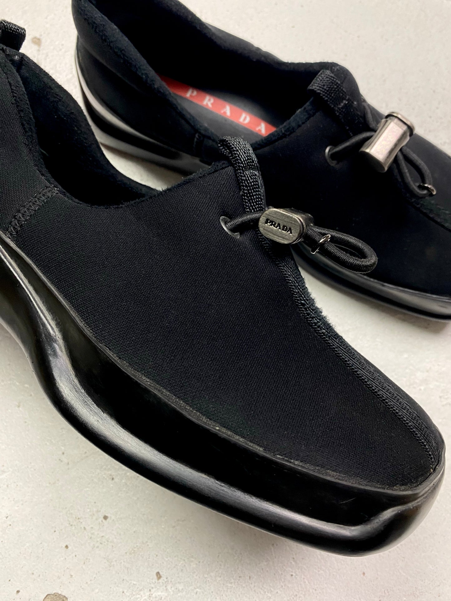 FW 99 Prada Sport Neoprene Slip-On Trainers