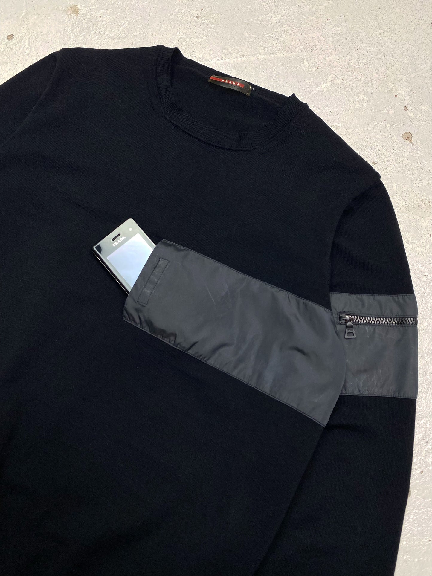 SS 00 Prada Sport Pocket Panel Knit