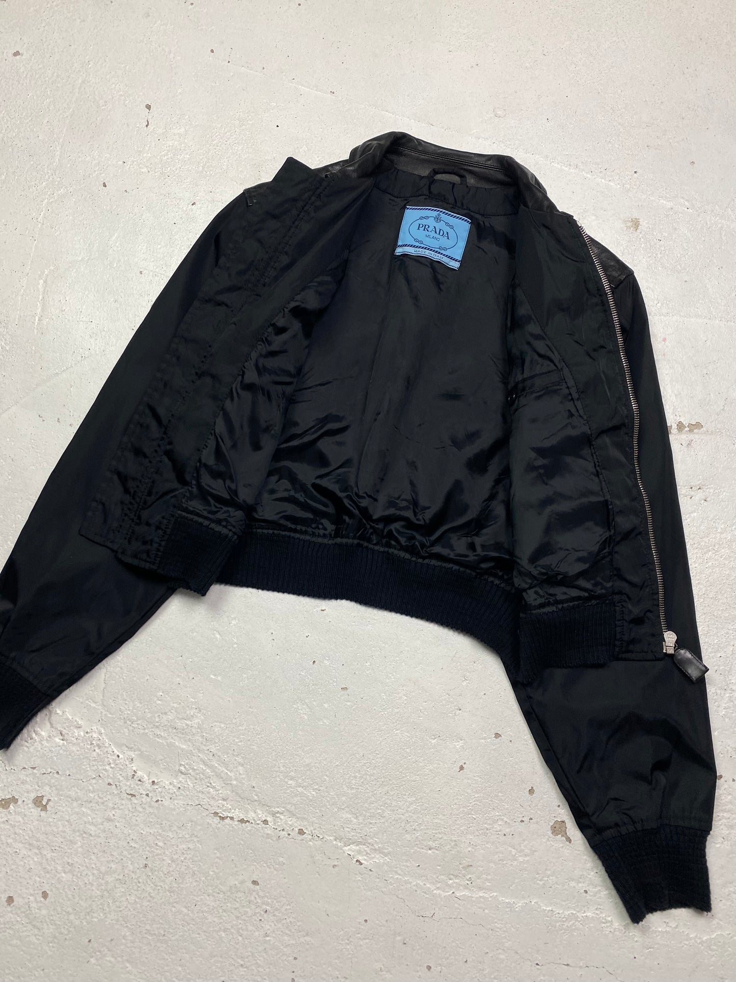 FW 94 Prada Cropped Bomber Jacket