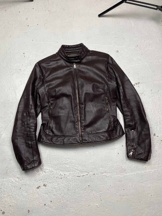 SS 01 Prada Sport Leather Moto Jacket