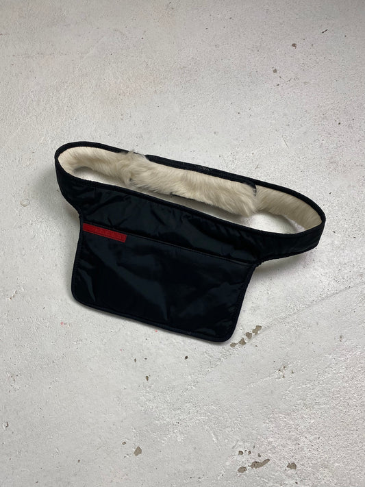 FW 99 Prada Sport Reversible Fur Waist Bag