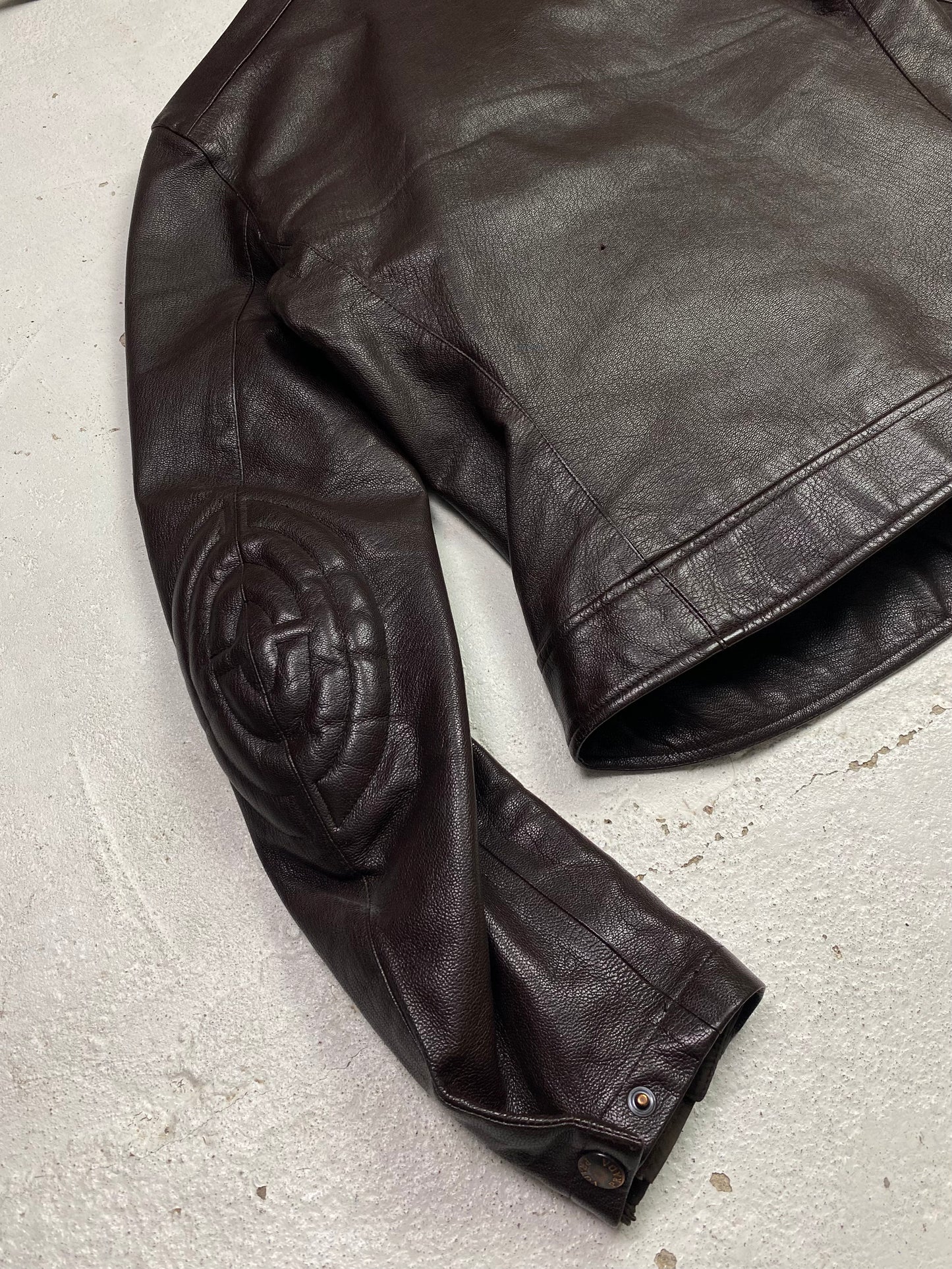 SS 01 Prada Sport Leather Moto Jacket